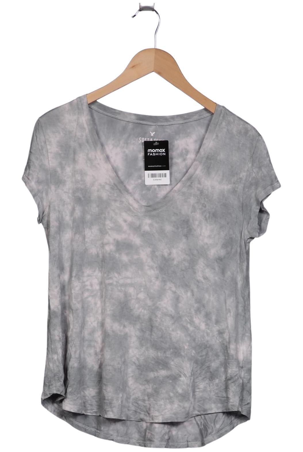 

American Eagle Outfitters Damen T-Shirt, türkis, Gr. 38