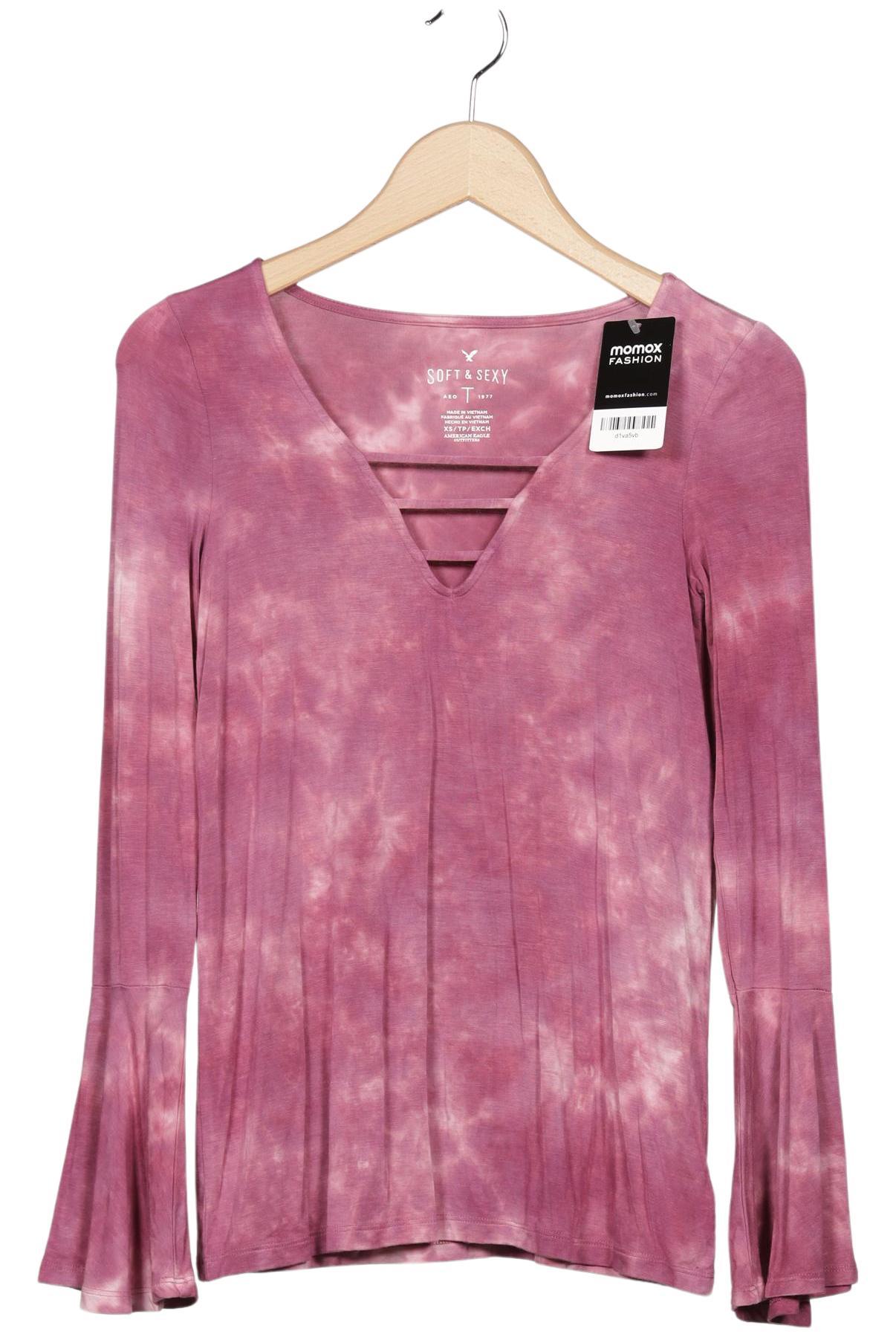 

American Eagle Outfitters Damen Langarmshirt, pink, Gr. 34