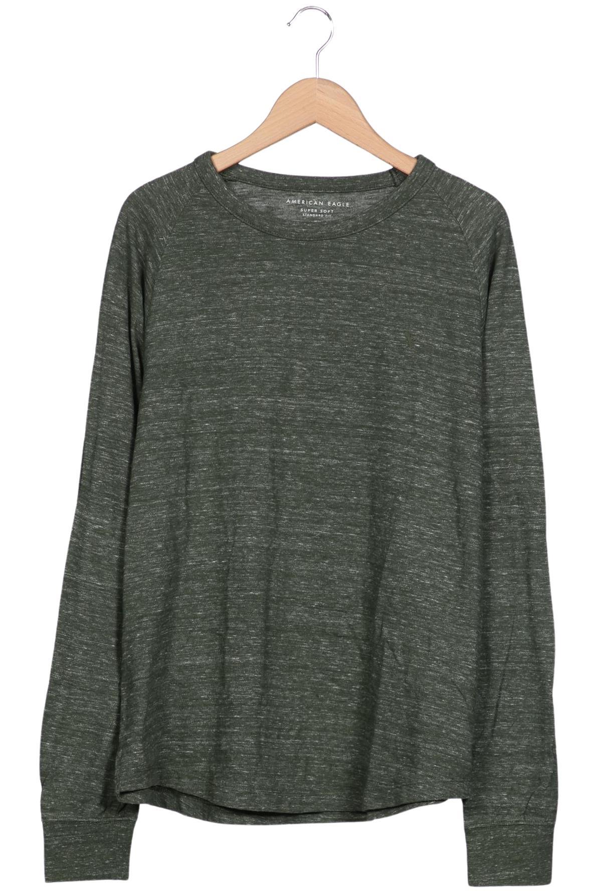 

American Eagle Outfitters Herren Langarmshirt, grün, Gr. 52