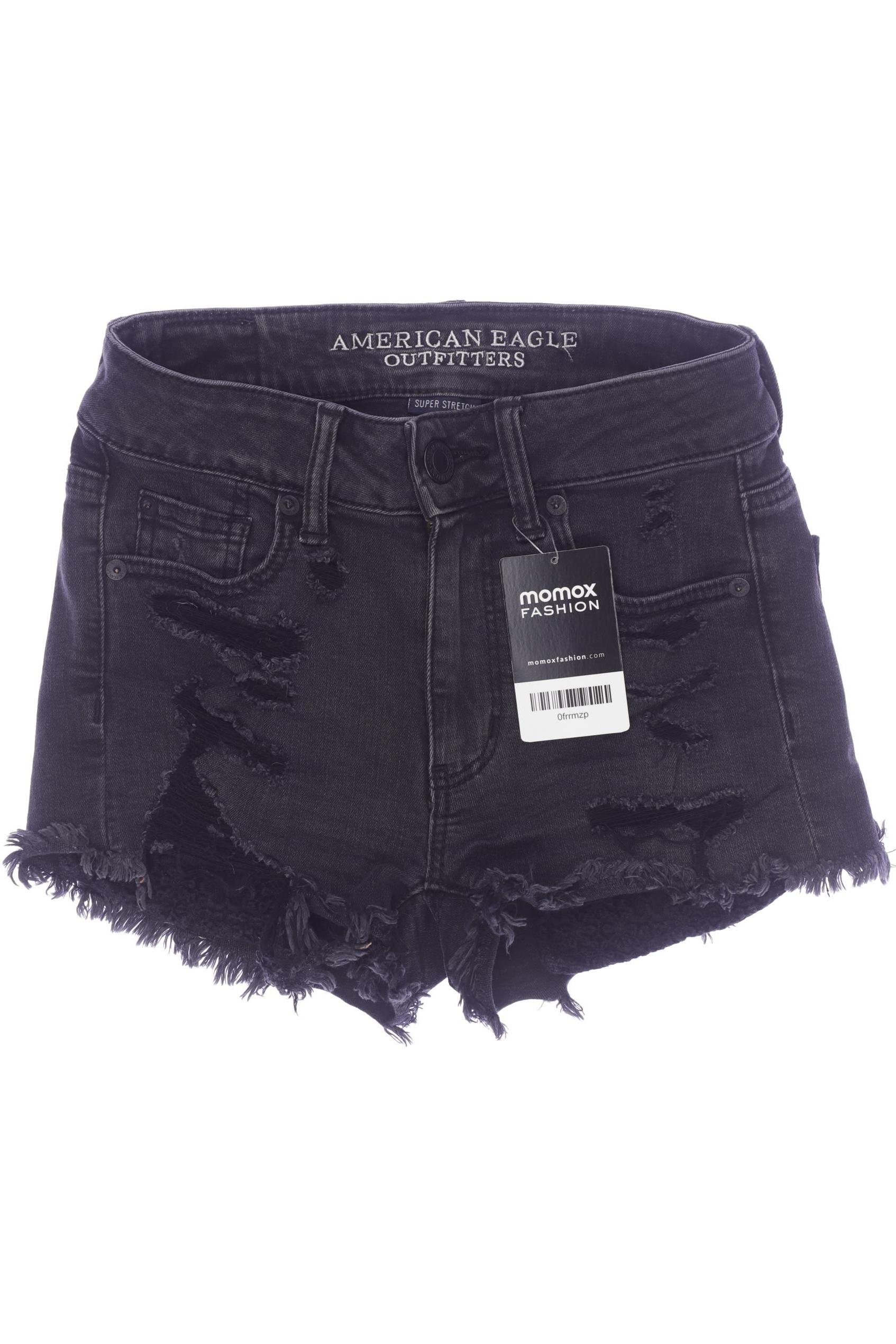 

American Eagle Outfitters Damen Shorts, schwarz, Gr. 00