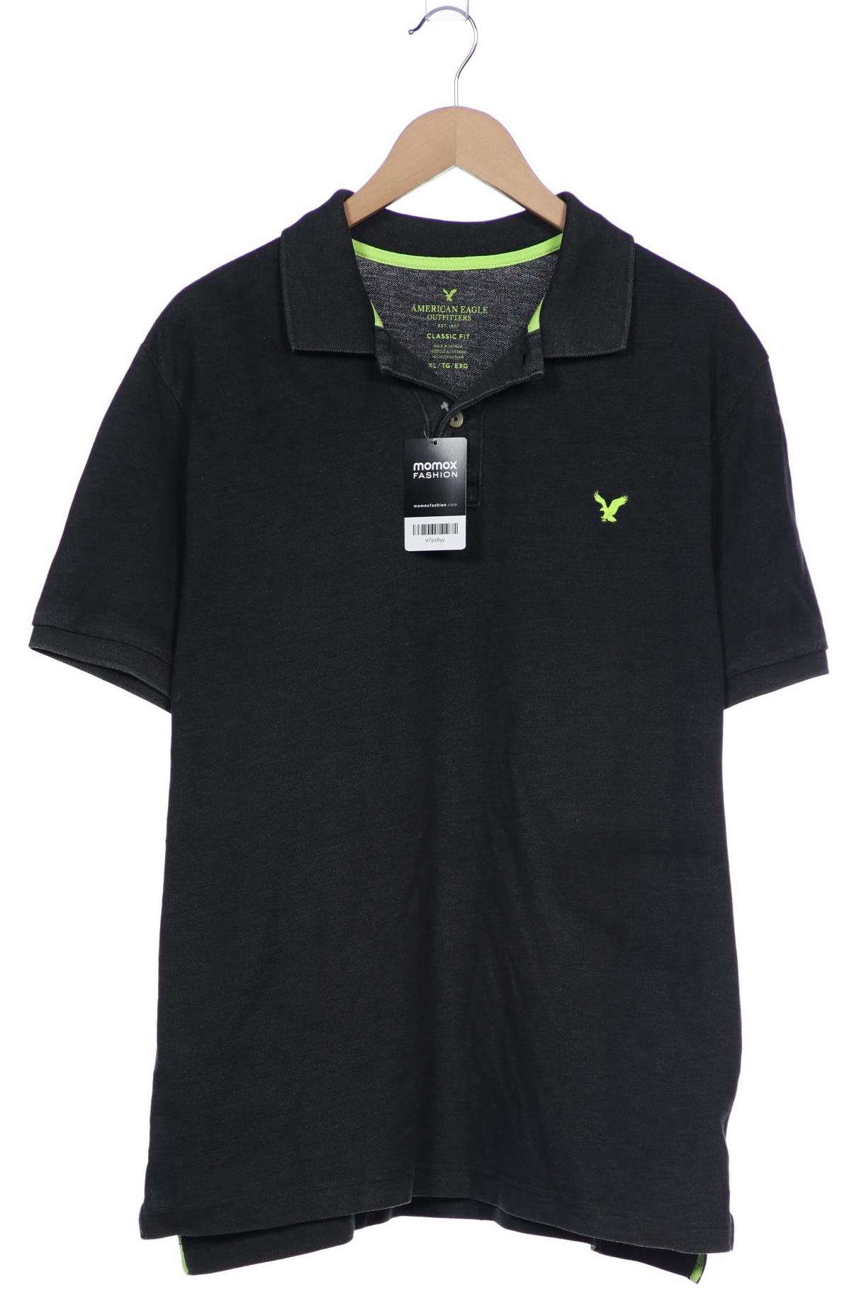 

American Eagle Outfitters Herren Poloshirt, grau, Gr. 54
