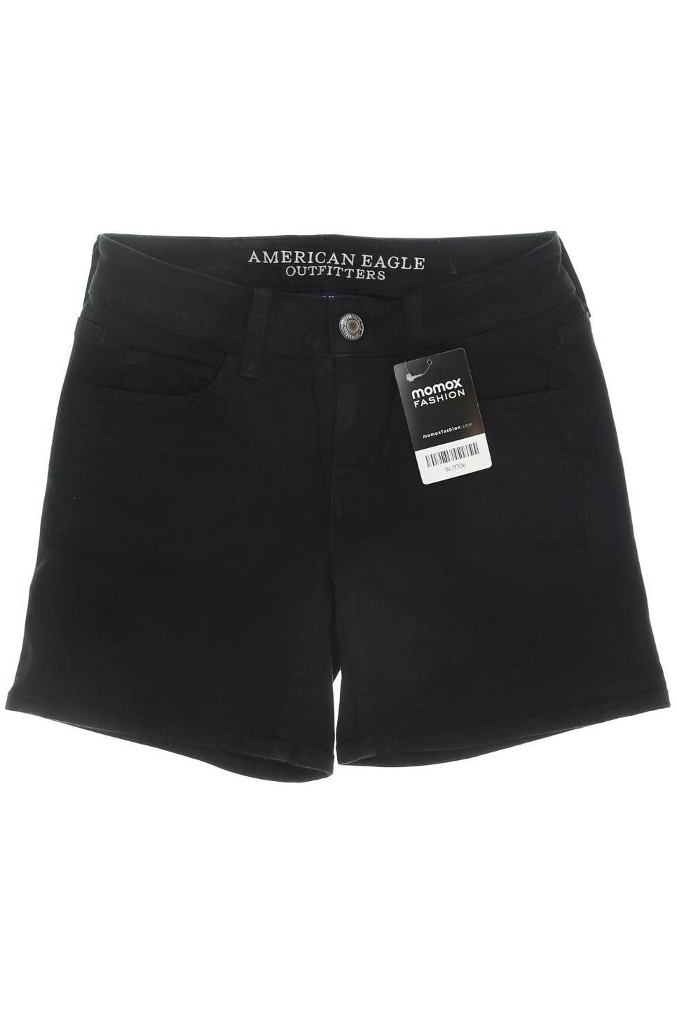 

American Eagle Outfitters Damen Shorts, schwarz