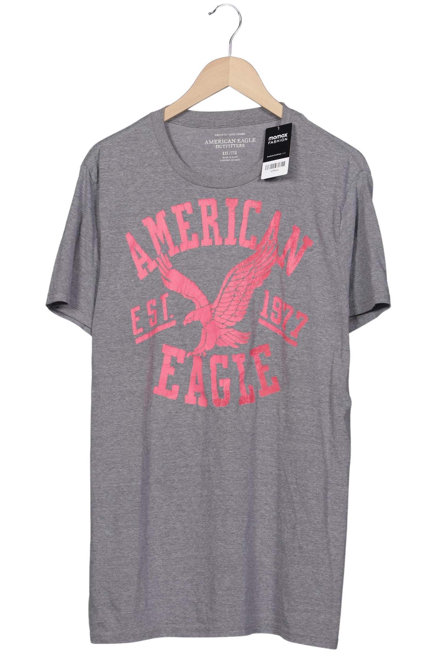 

American Eagle Outfitters Herren T-Shirt, grau, Gr. 56