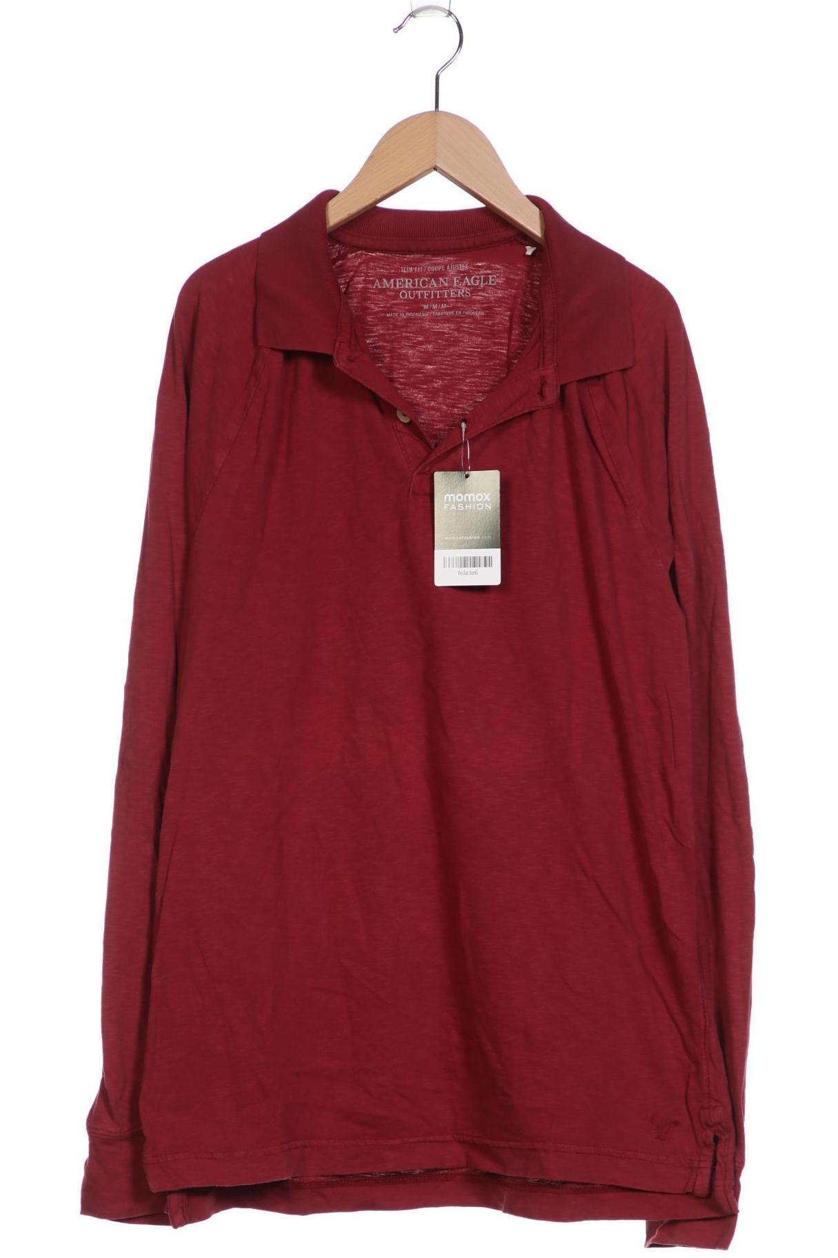 

American Eagle Outfitters Herren Poloshirt, bordeaux, Gr. 48