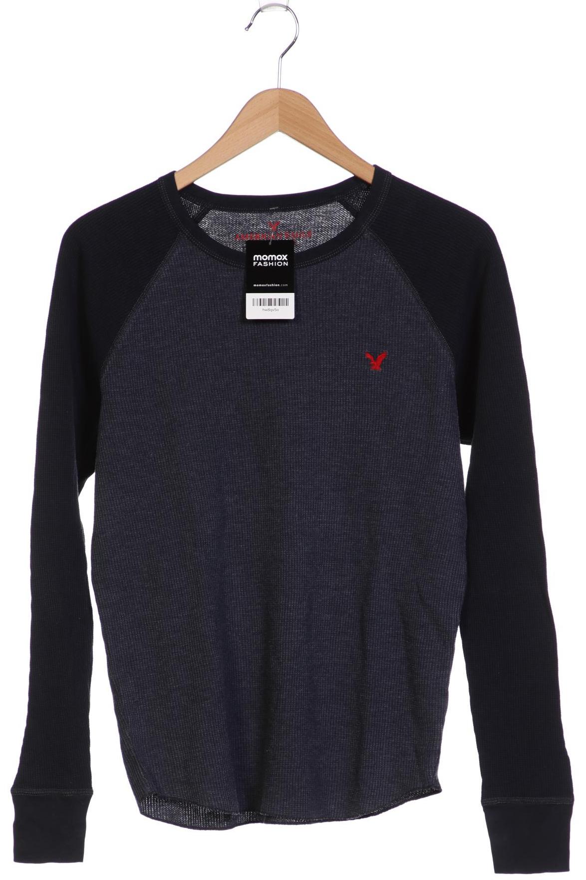 

American Eagle Outfitters Herren Langarmshirt, marineblau, Gr. 46