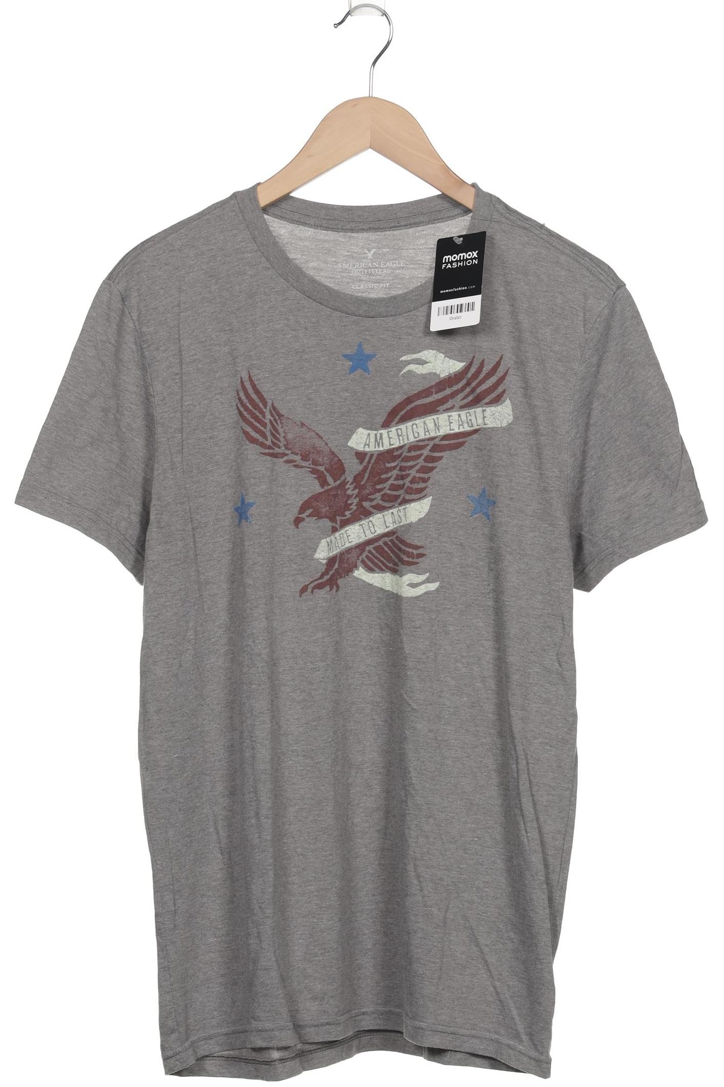 

American Eagle Outfitters Herren T-Shirt, grau, Gr. 52