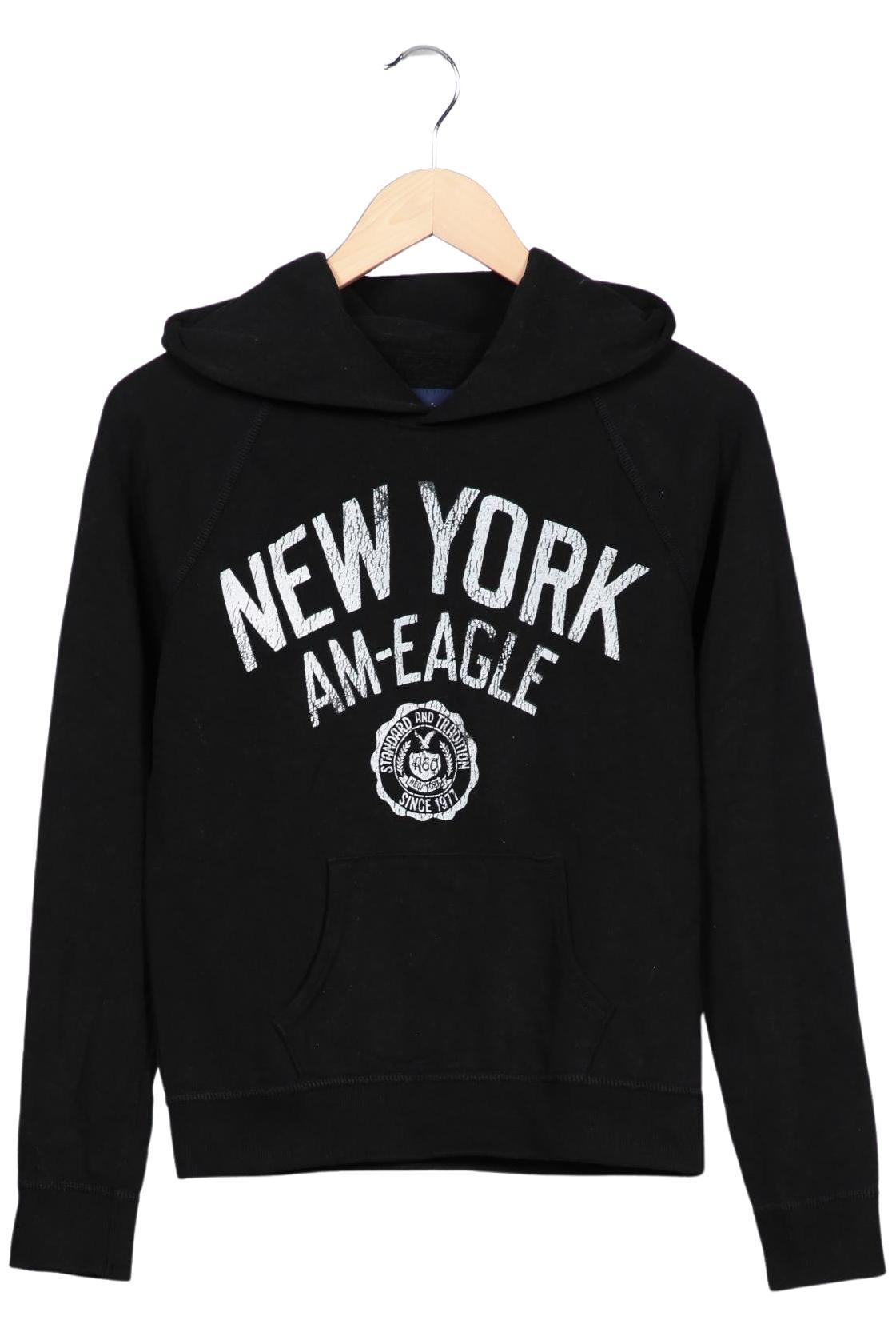 

American Eagle Outfitters Damen Kapuzenpullover, schwarz, Gr. 36