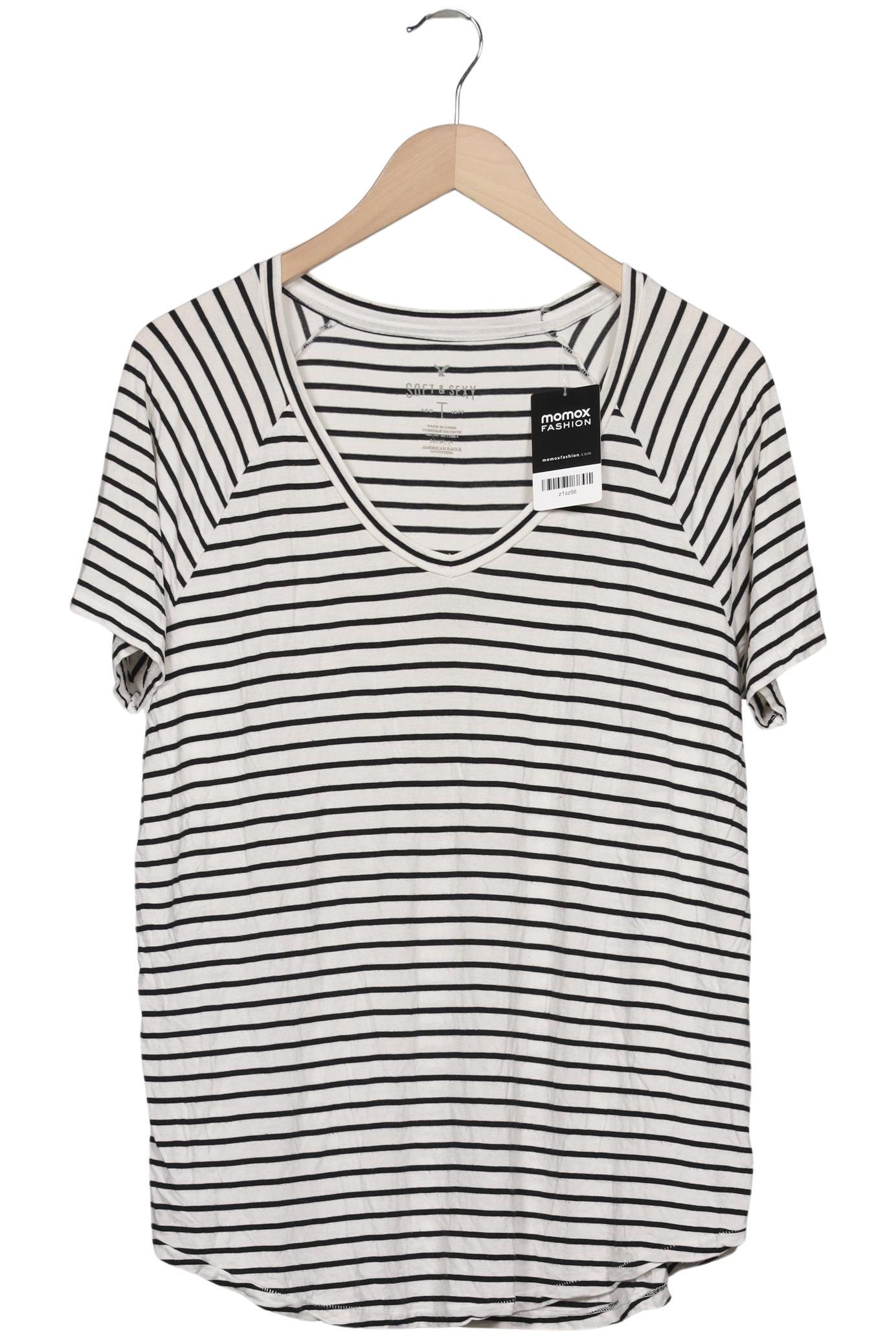 

American Eagle Outfitters Damen T-Shirt, weiß, Gr. 38