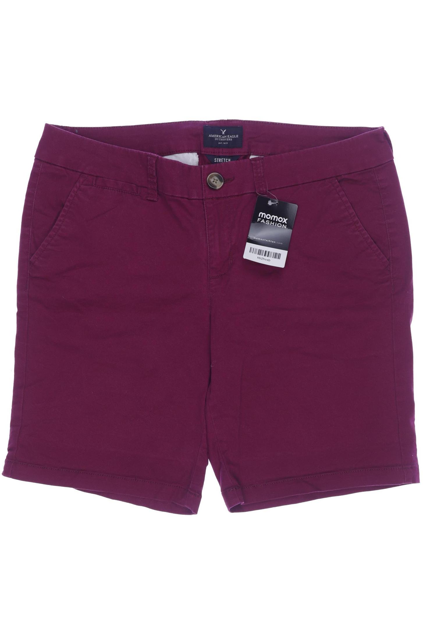 

American Eagle Outfitters Damen Shorts, bordeaux, Gr. 8