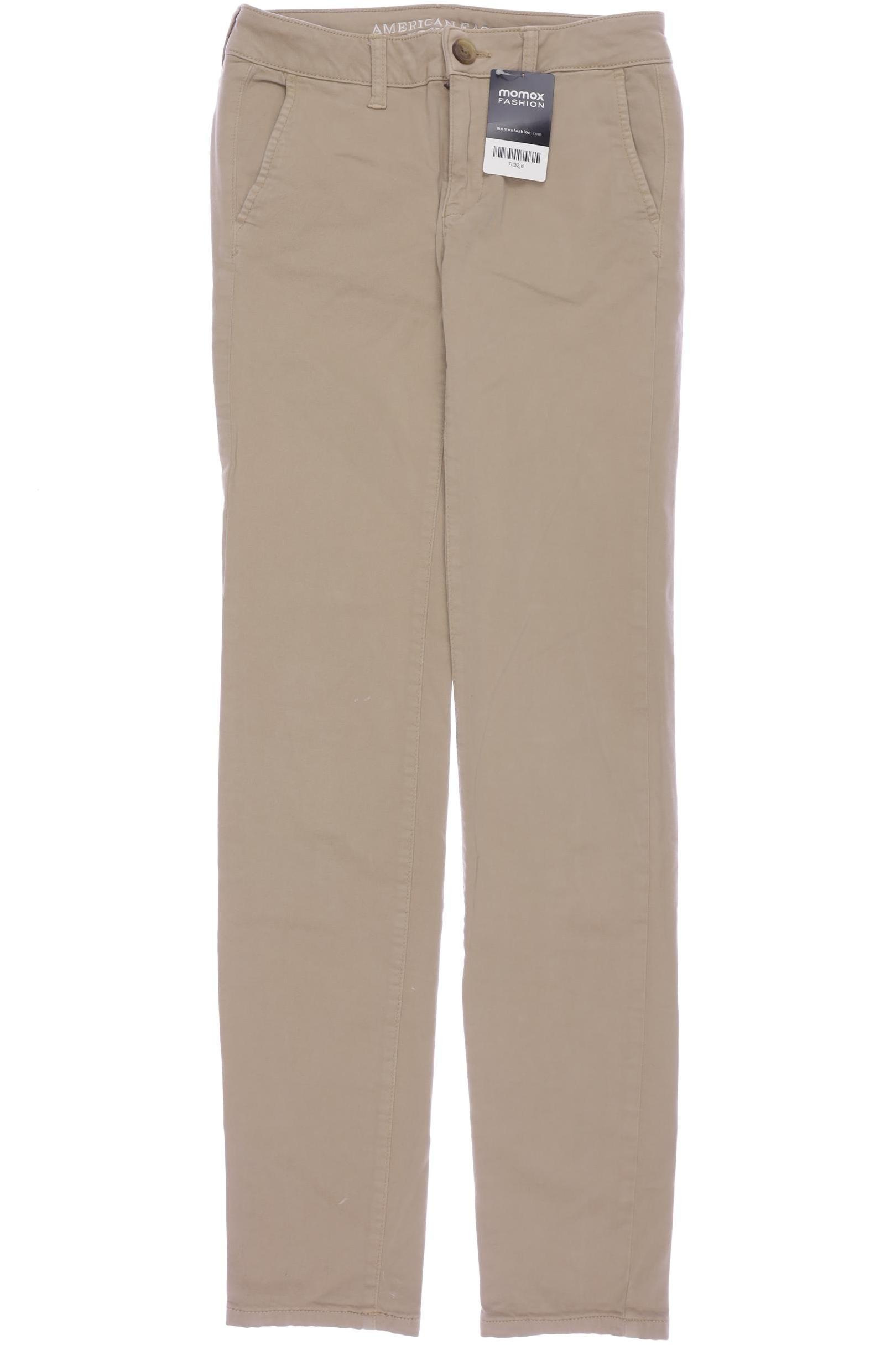 

American Eagle Outfitters Damen Stoffhose, beige, Gr. 2