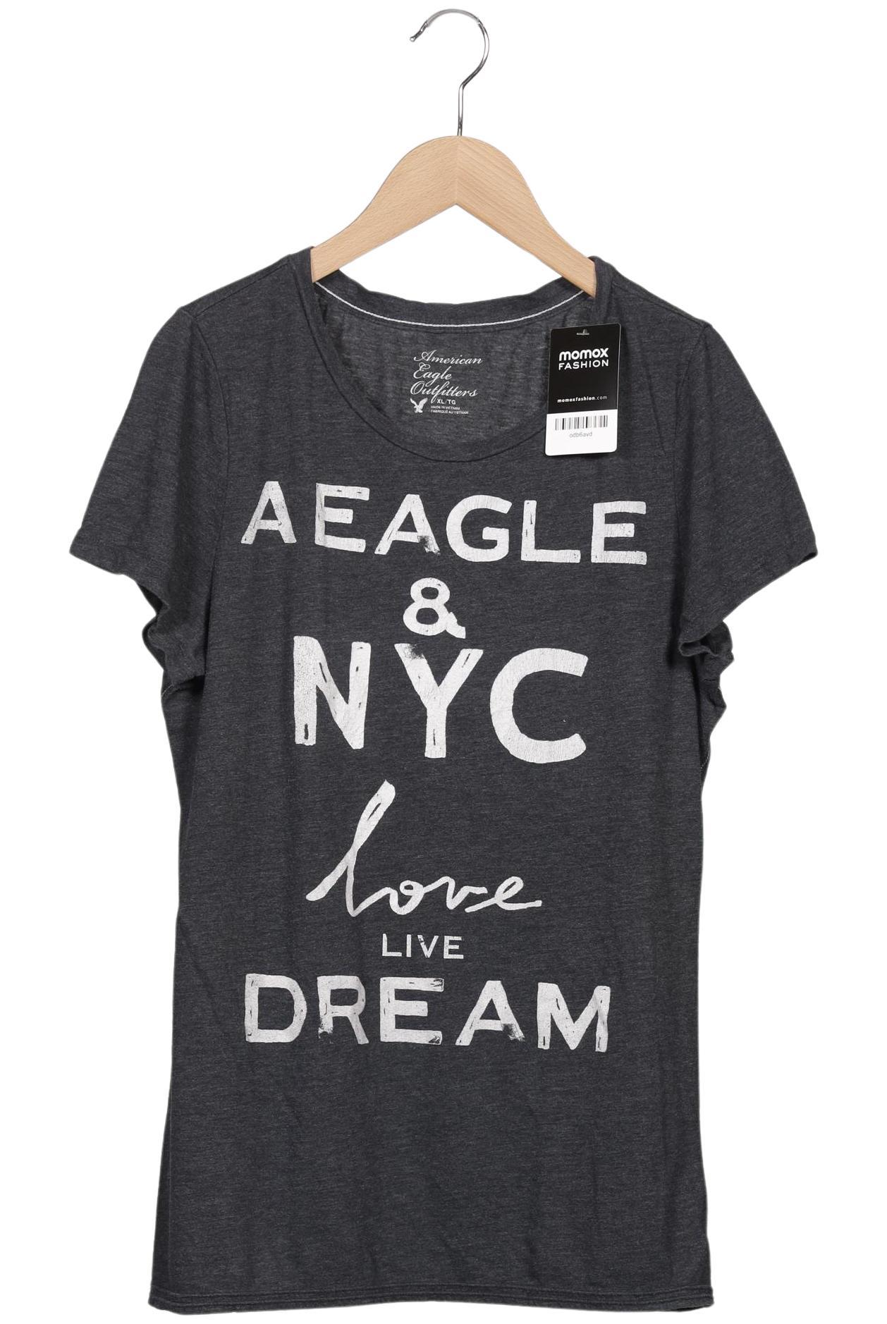 

American Eagle Outfitters Damen T-Shirt, grau, Gr. 44