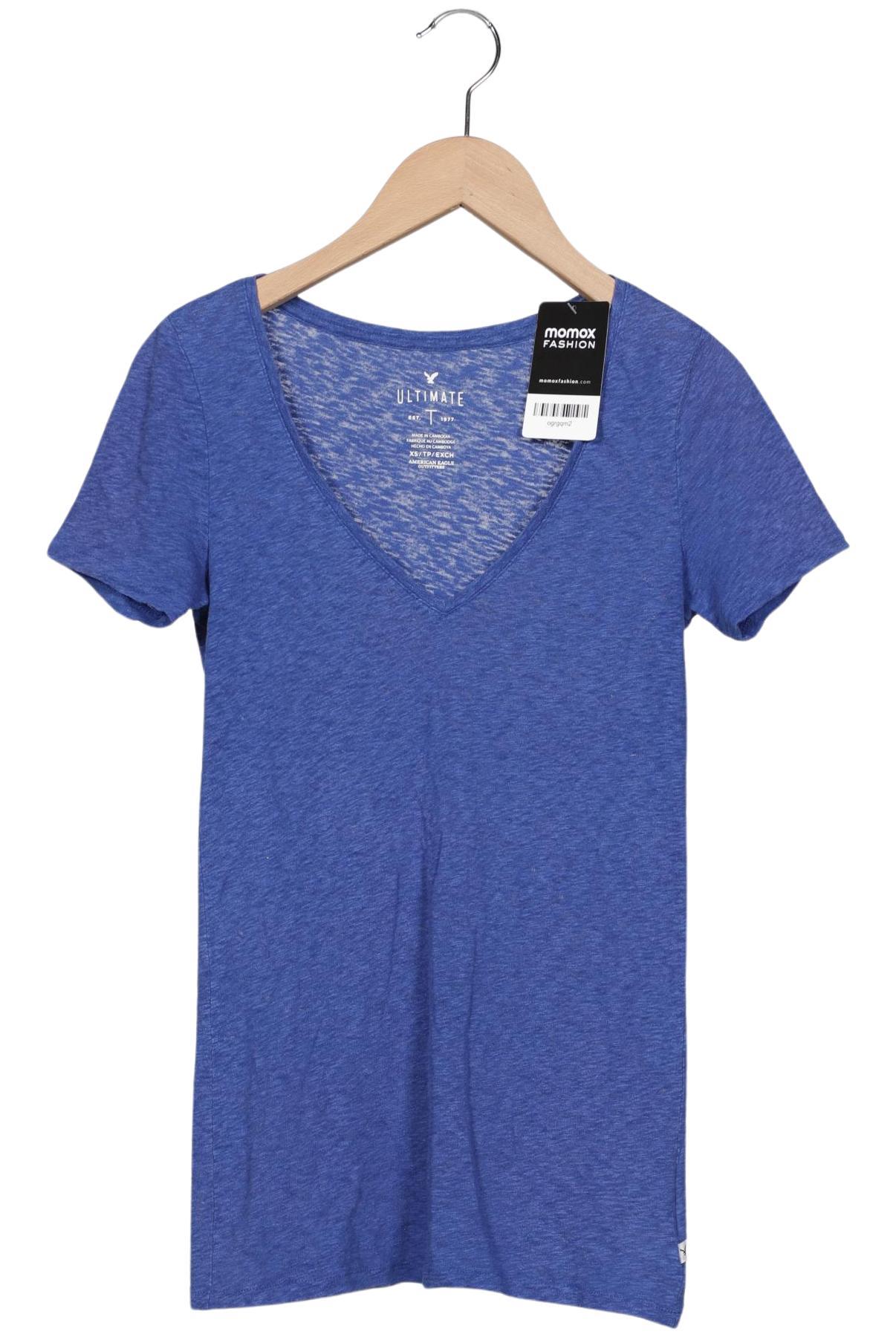 

American Eagle Outfitters Damen T-Shirt, marineblau, Gr. 34