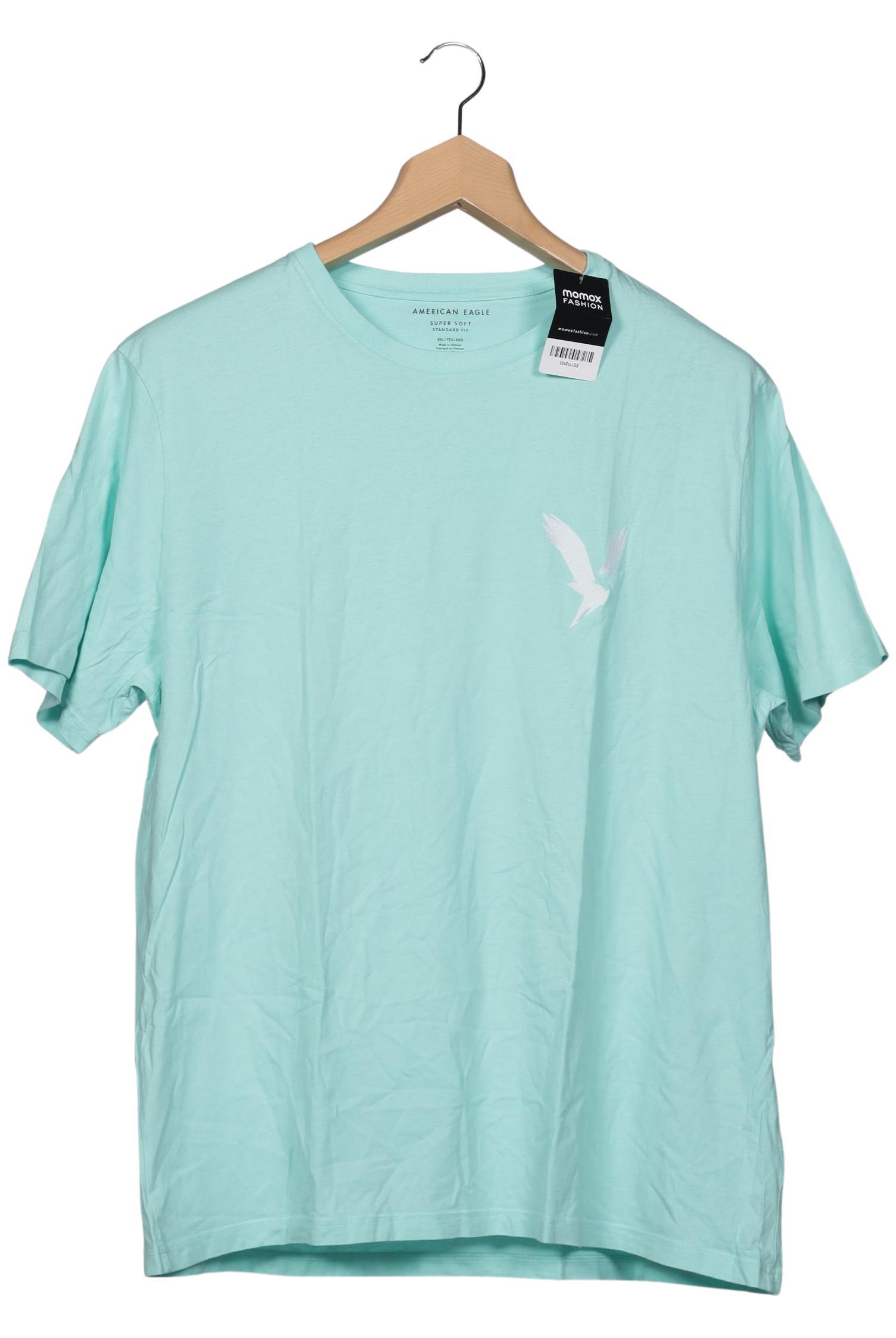 

American Eagle Outfitters Herren T-Shirt, türkis, Gr. 56