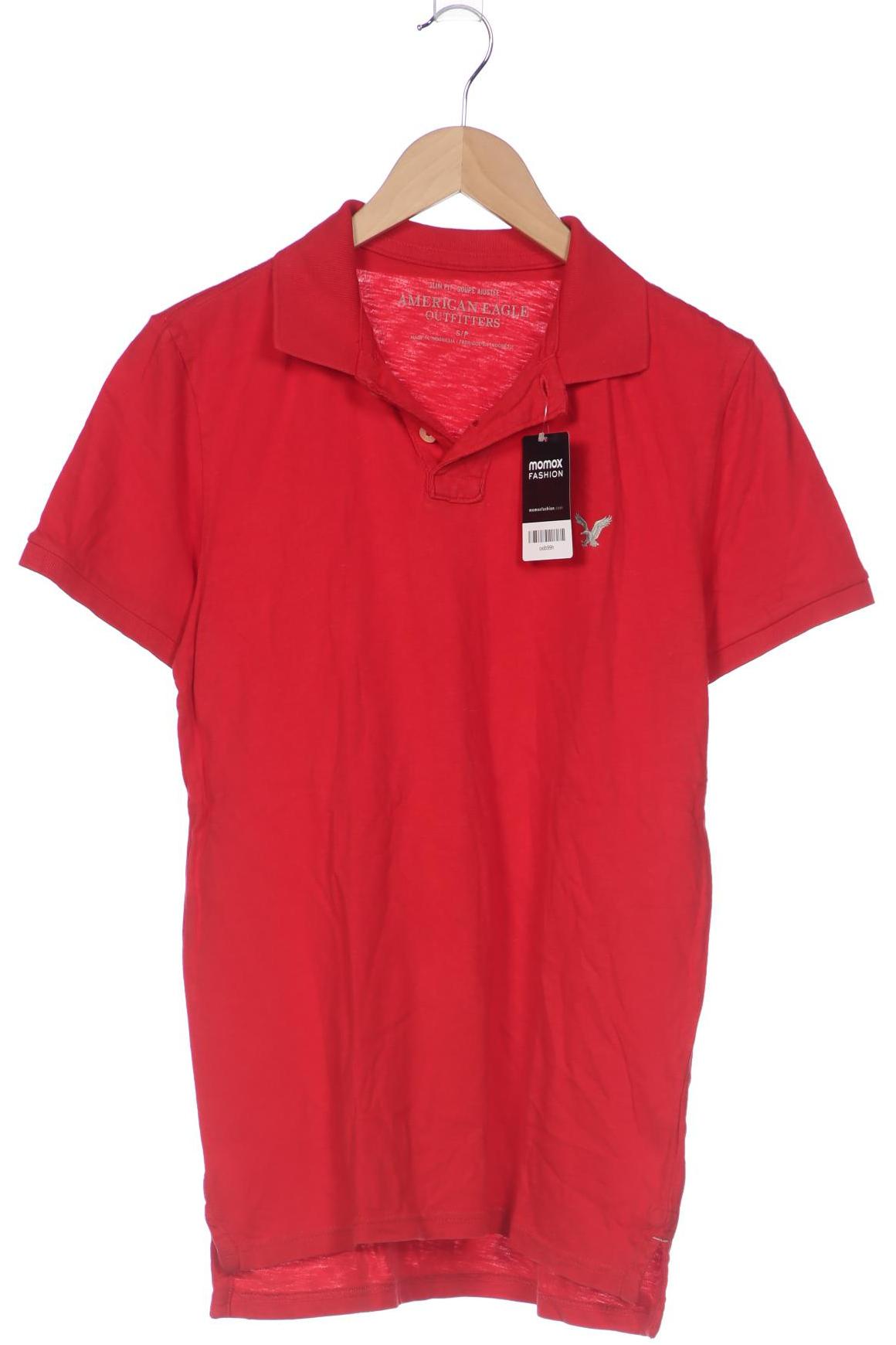 

American Eagle Outfitters Herren Poloshirt, rot, Gr. 46