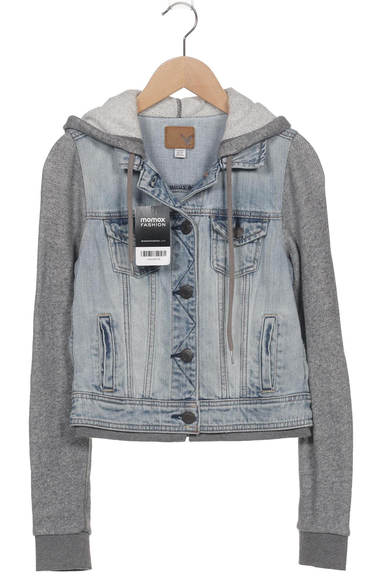 

American Eagle Outfitters Damen Kapuzenpullover, blau, Gr. 34