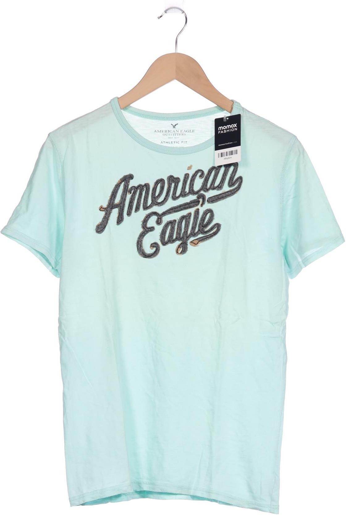 

American Eagle Outfitters Herren T-Shirt, türkis, Gr. 46