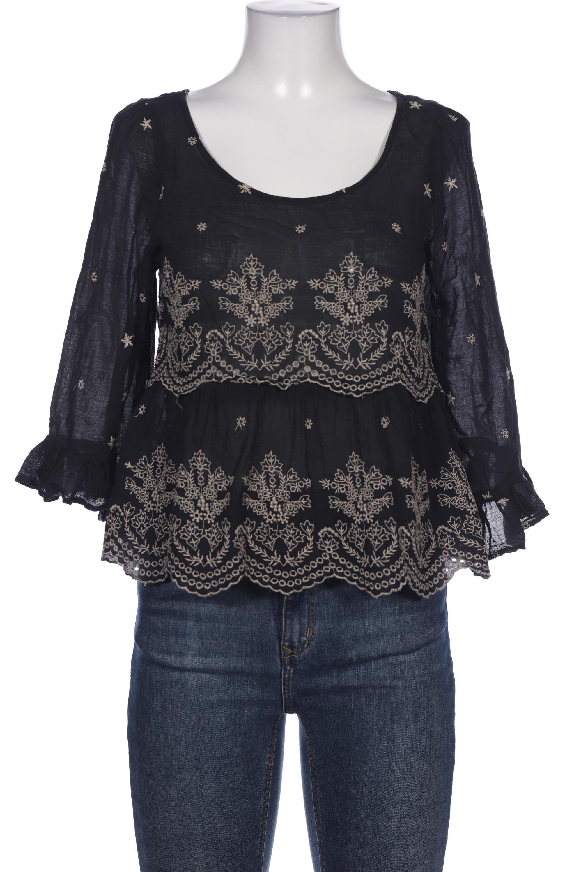 

American Eagle Outfitters Damen Bluse, schwarz