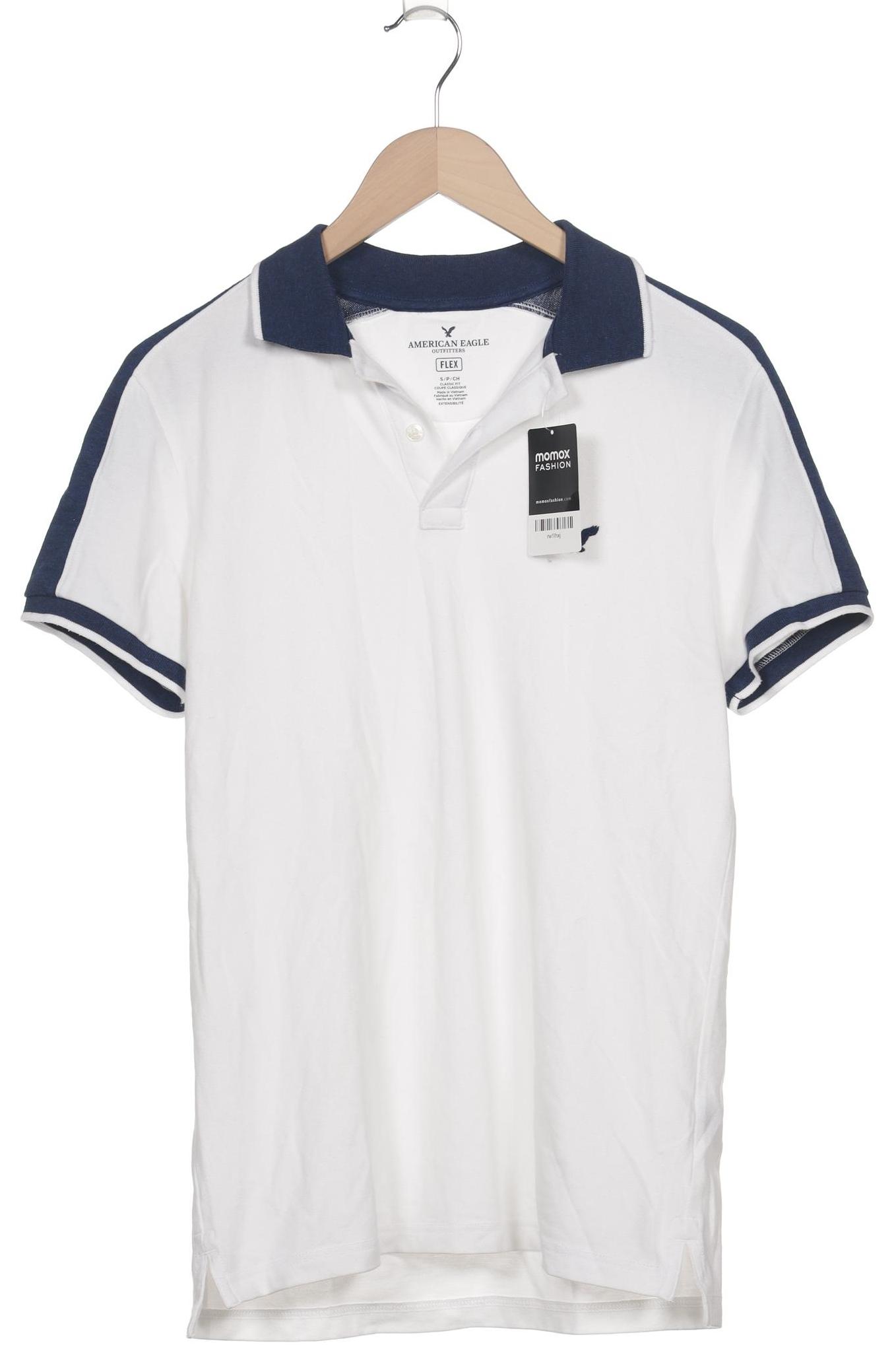 

American Eagle Outfitters Herren Poloshirt, weiß, Gr. 46