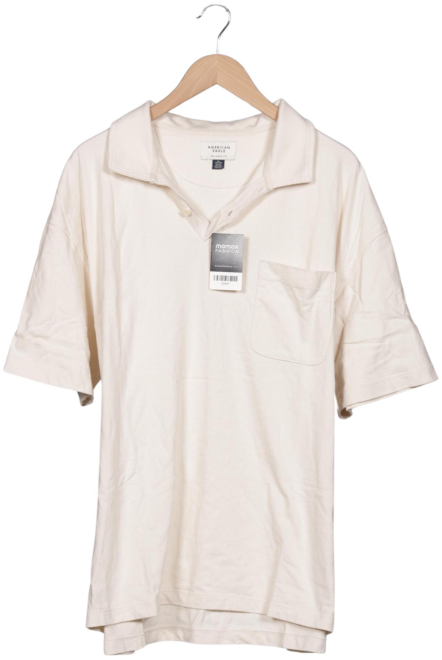 

American Eagle Outfitters Herren Poloshirt, cremeweiß, Gr. 56