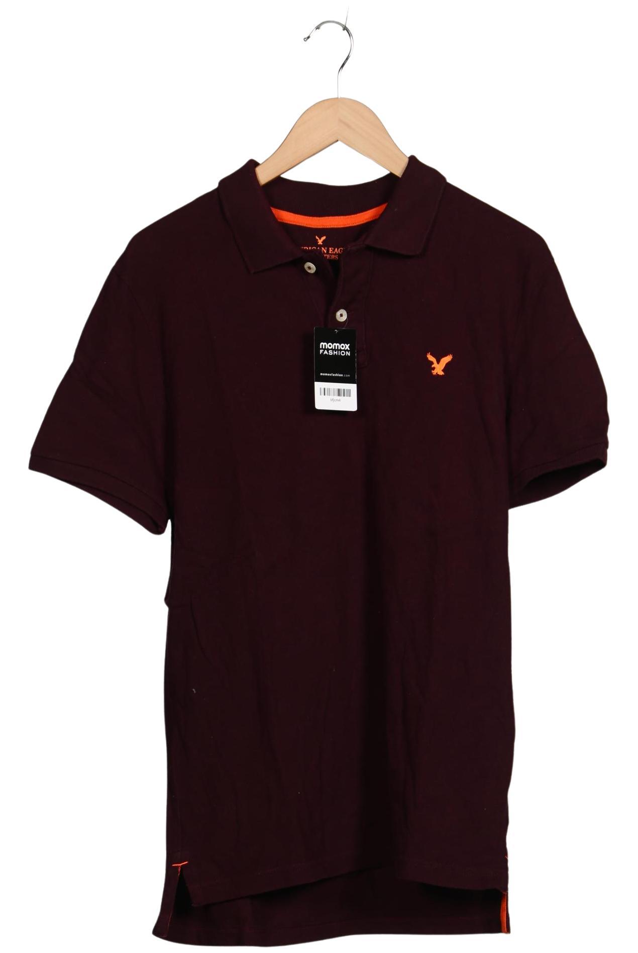

American Eagle Outfitters Herren Poloshirt, bordeaux, Gr. 52