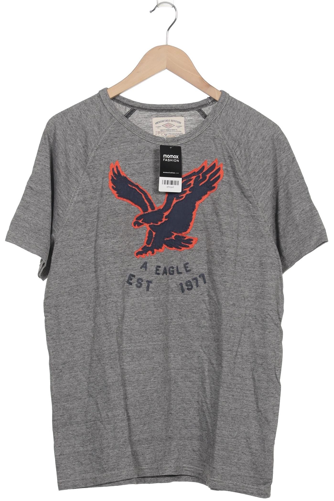 

American Eagle Outfitters Herren T-Shirt, grau, Gr. 52