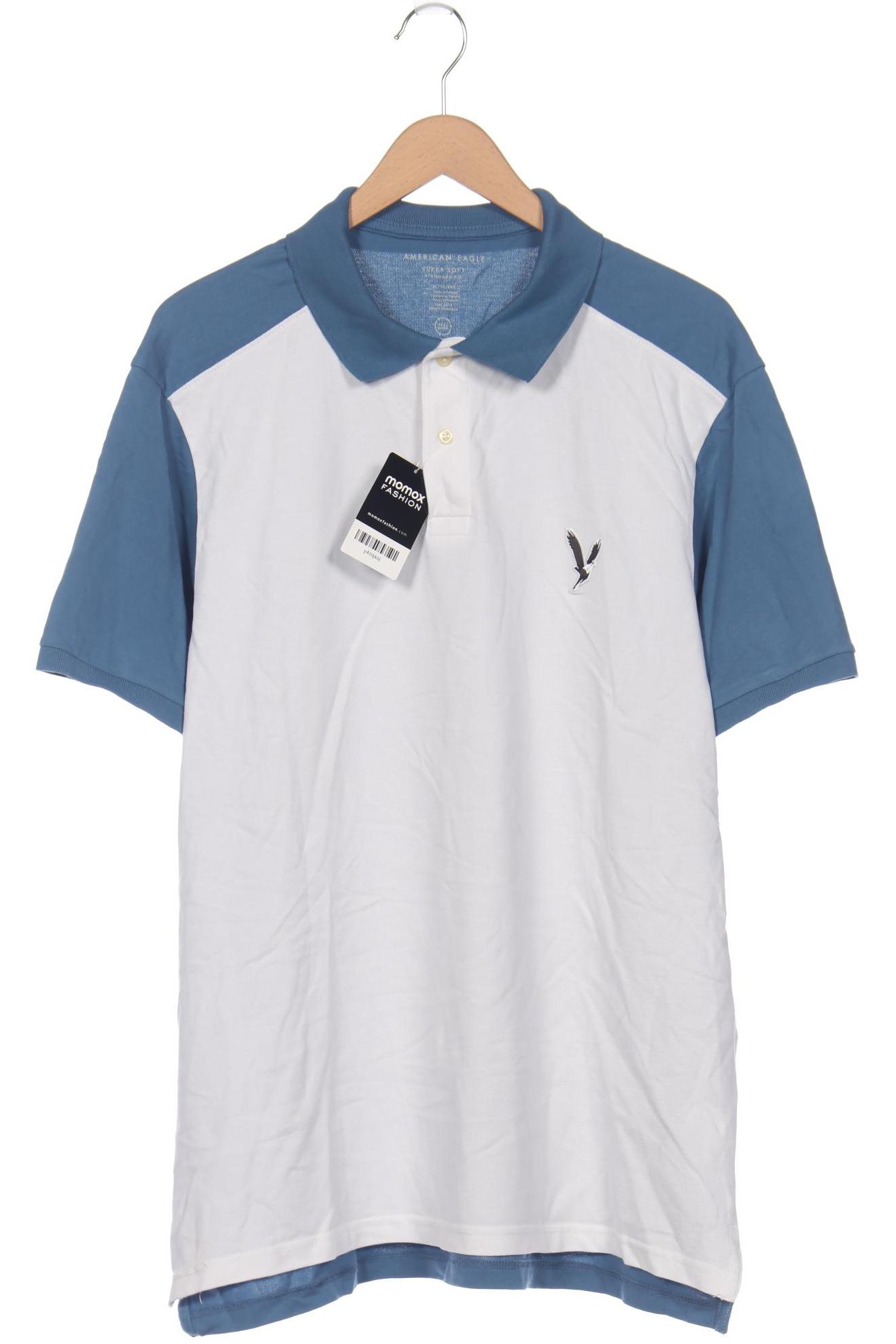 

American Eagle Outfitters Herren Poloshirt, blau, Gr. 54