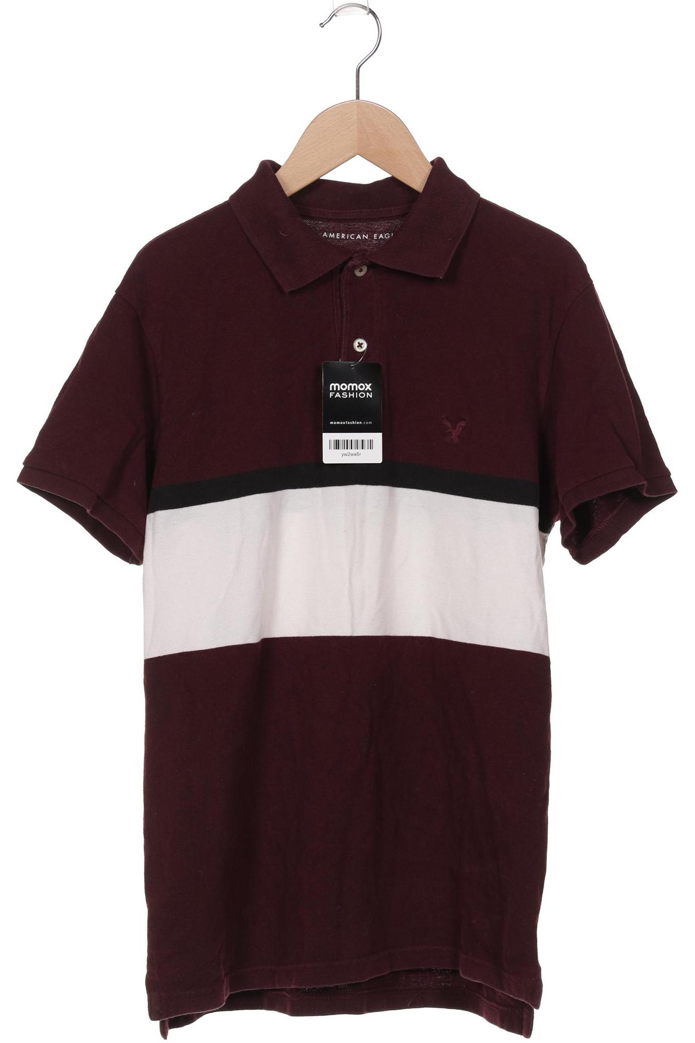 

American Eagle Outfitters Herren Poloshirt, bordeaux, Gr. 46