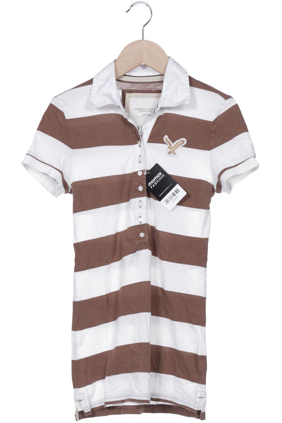 

American Eagle Outfitters Damen Poloshirt, braun, Gr. 34