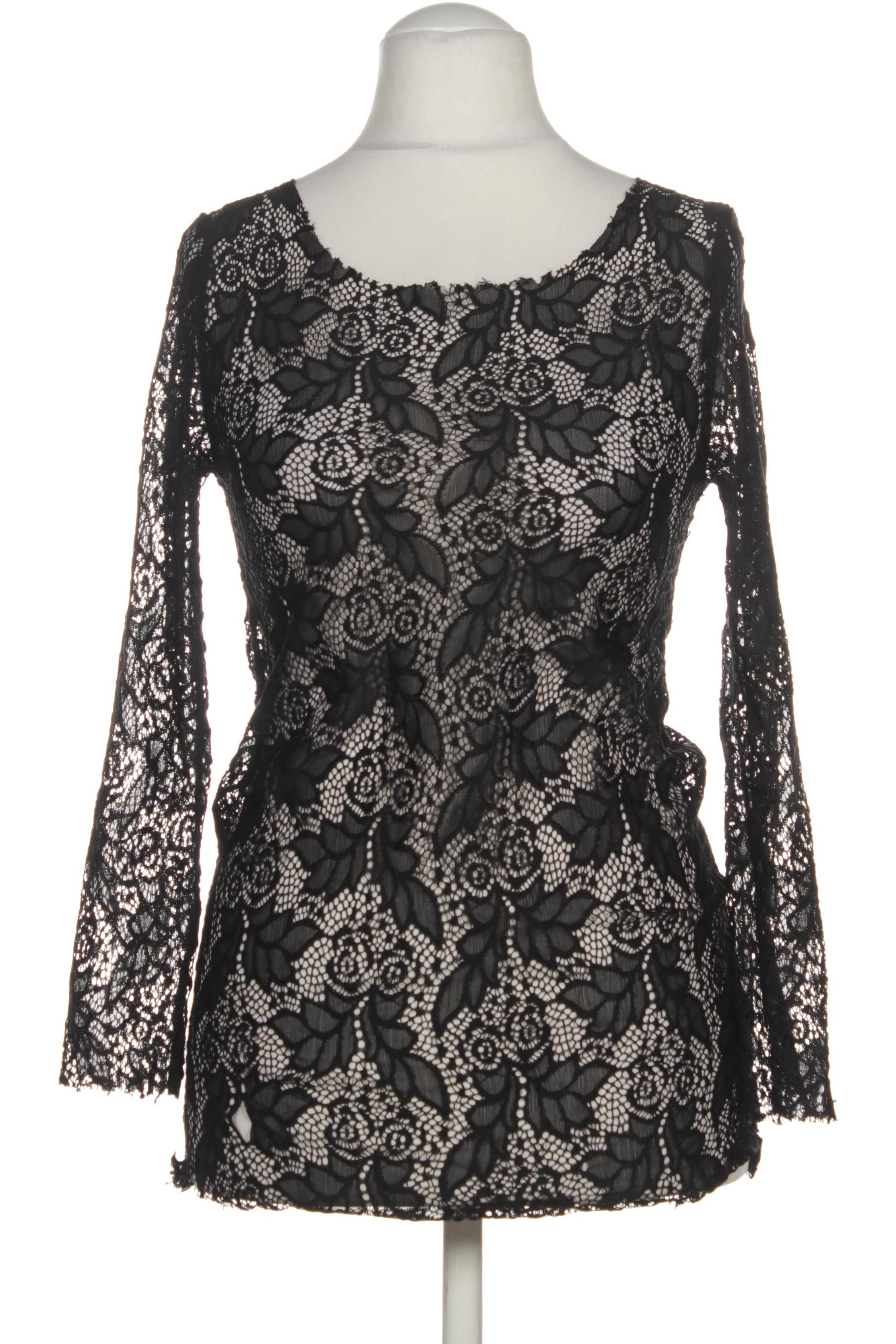 

American Retro Damen Bluse, schwarz, Gr. 40
