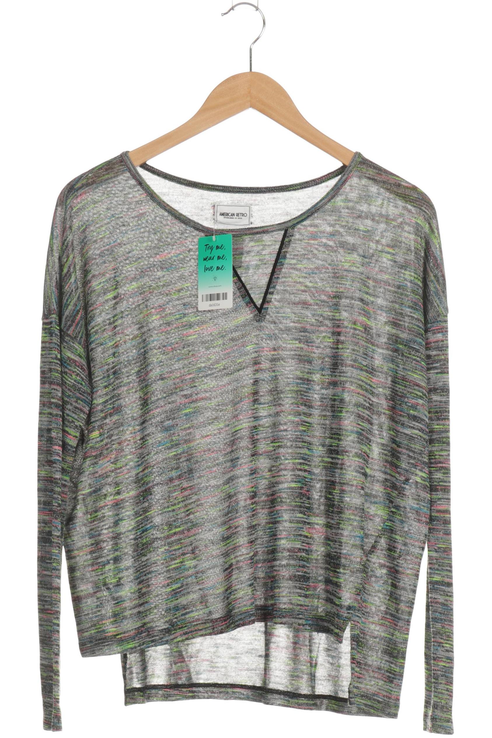 

American Retro Damen Langarmshirt, grün, Gr. 42