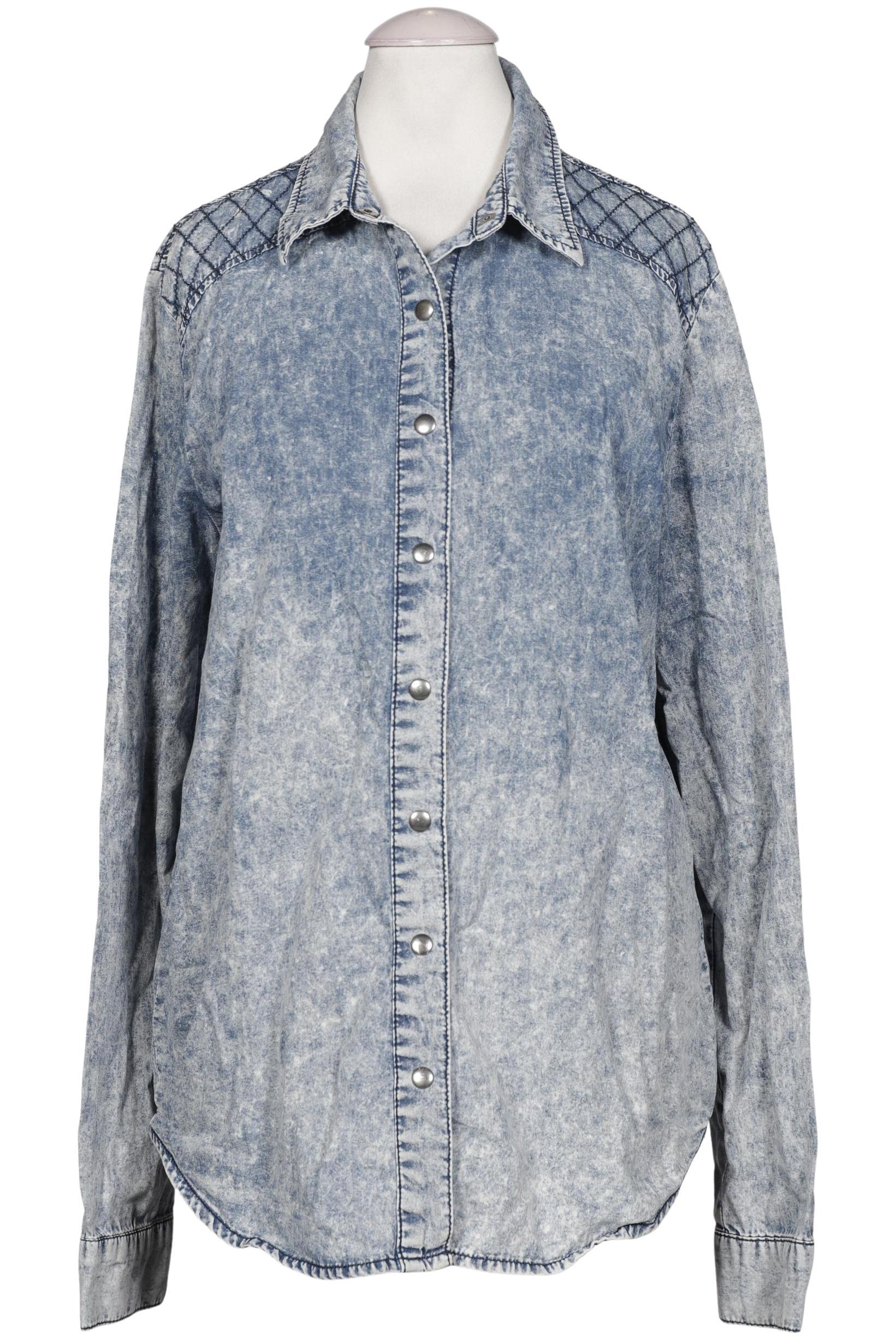 

American Retro Damen Bluse, blau, Gr. 38