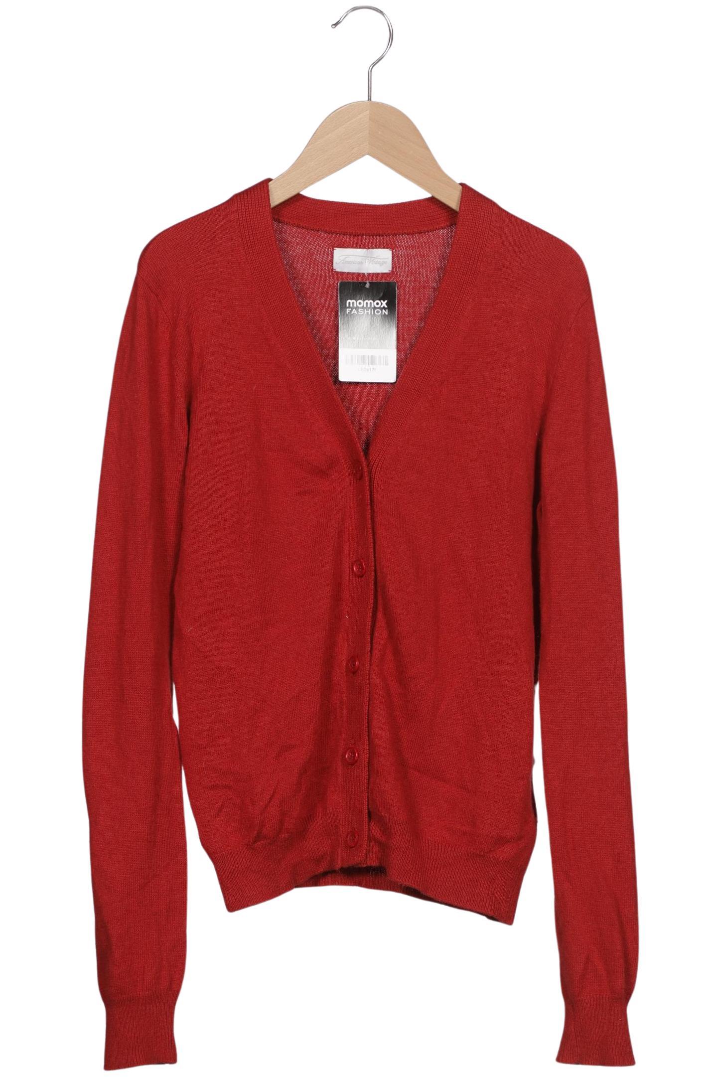 

American Vintage Damen Strickjacke, rot, Gr. 38