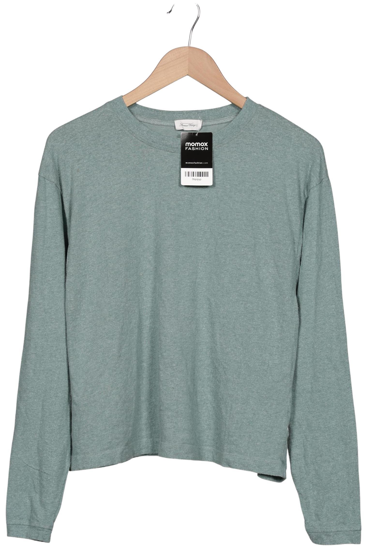

American Vintage Damen Langarmshirt, hellgrün, Gr. 34