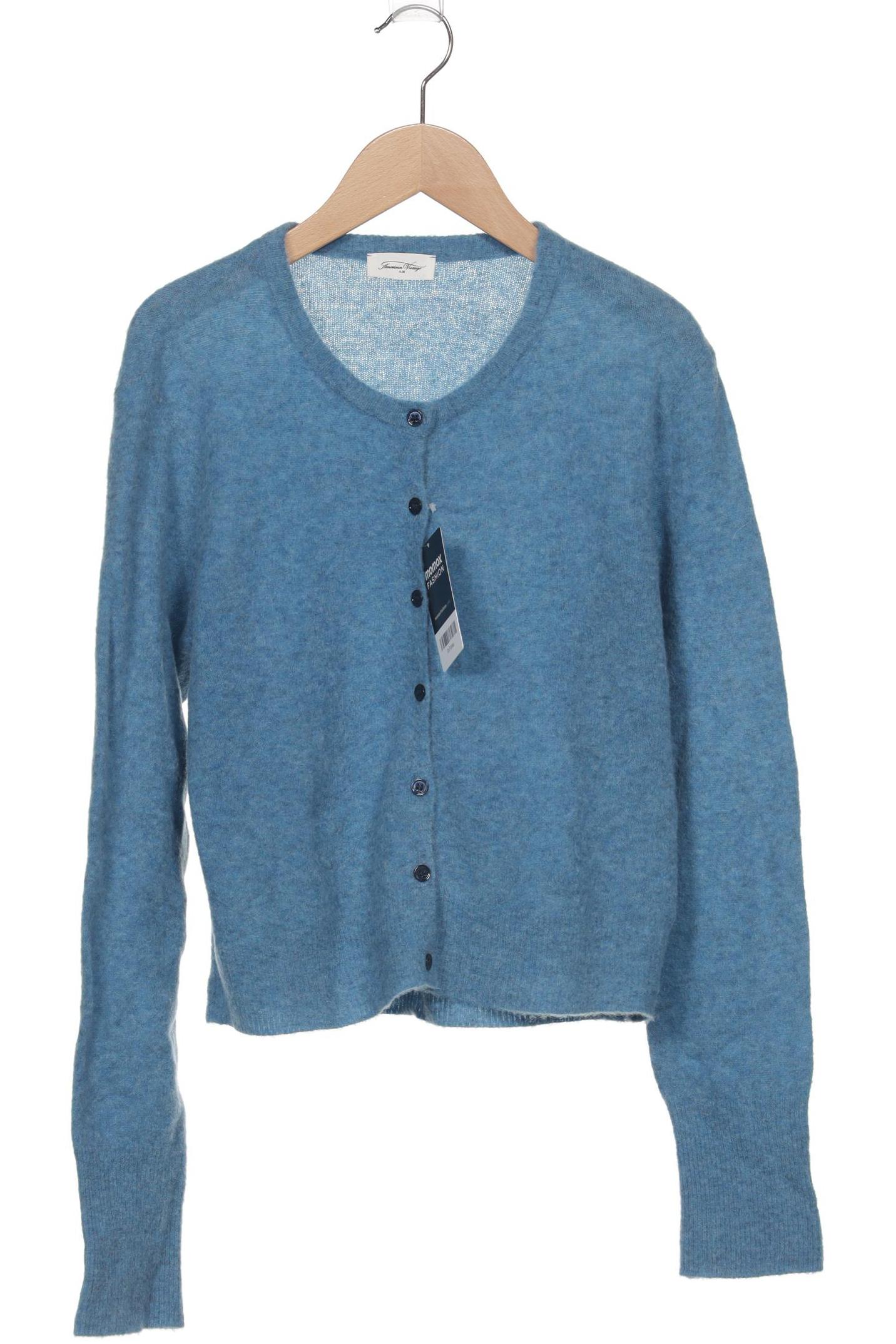 

American Vintage Damen Strickjacke, blau, Gr. 38