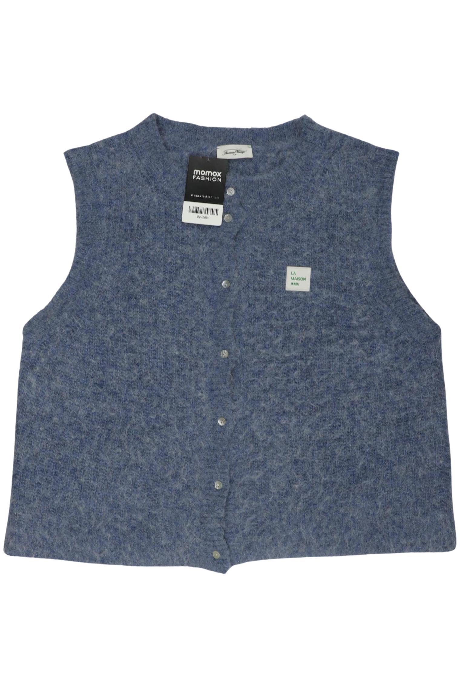 

American Vintage Damen Strickjacke, blau, Gr. 38