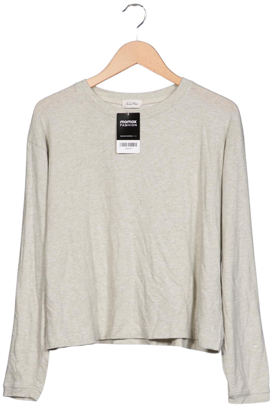 

American Vintage Damen Langarmshirt, grau, Gr. 46