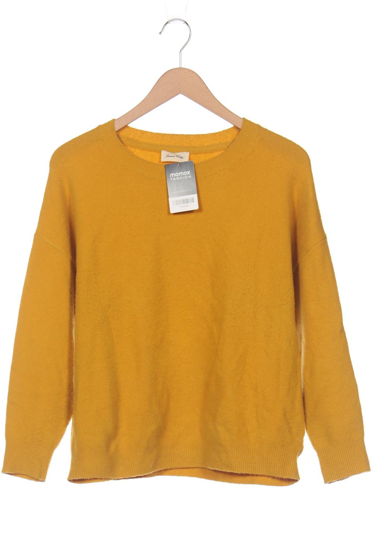 

American Vintage Damen Pullover, gelb, Gr. 36