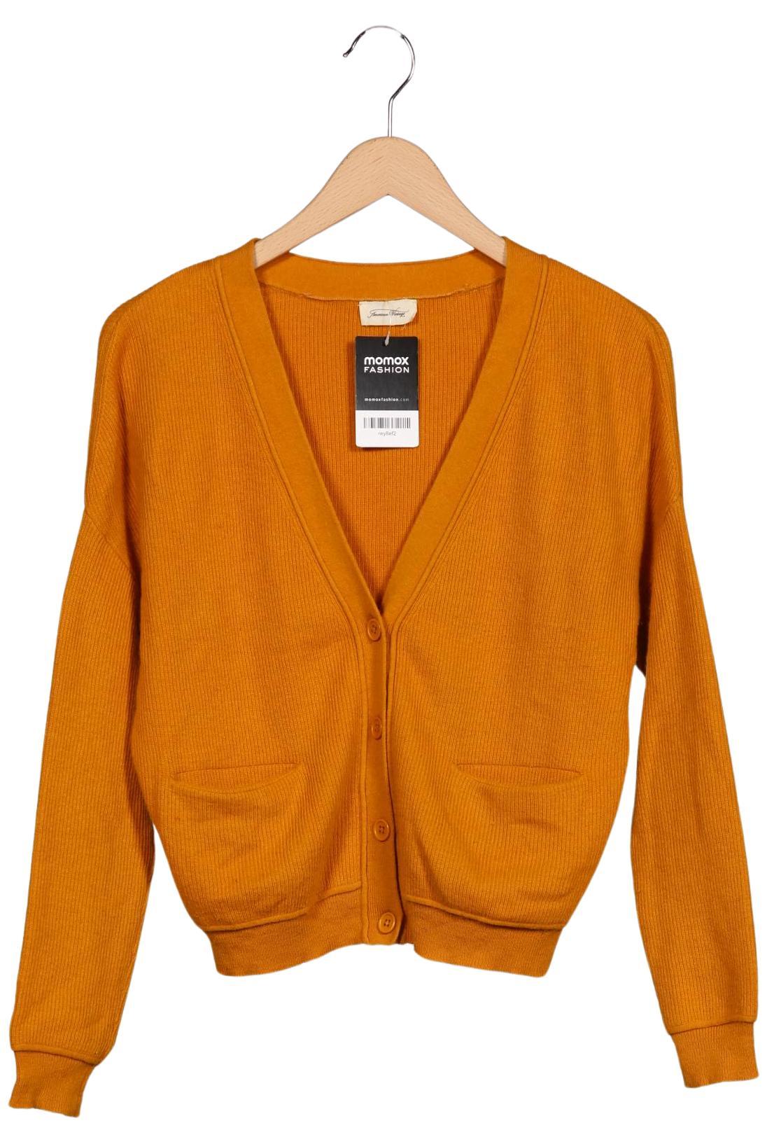 

American Vintage Damen Strickjacke, gelb, Gr. 36