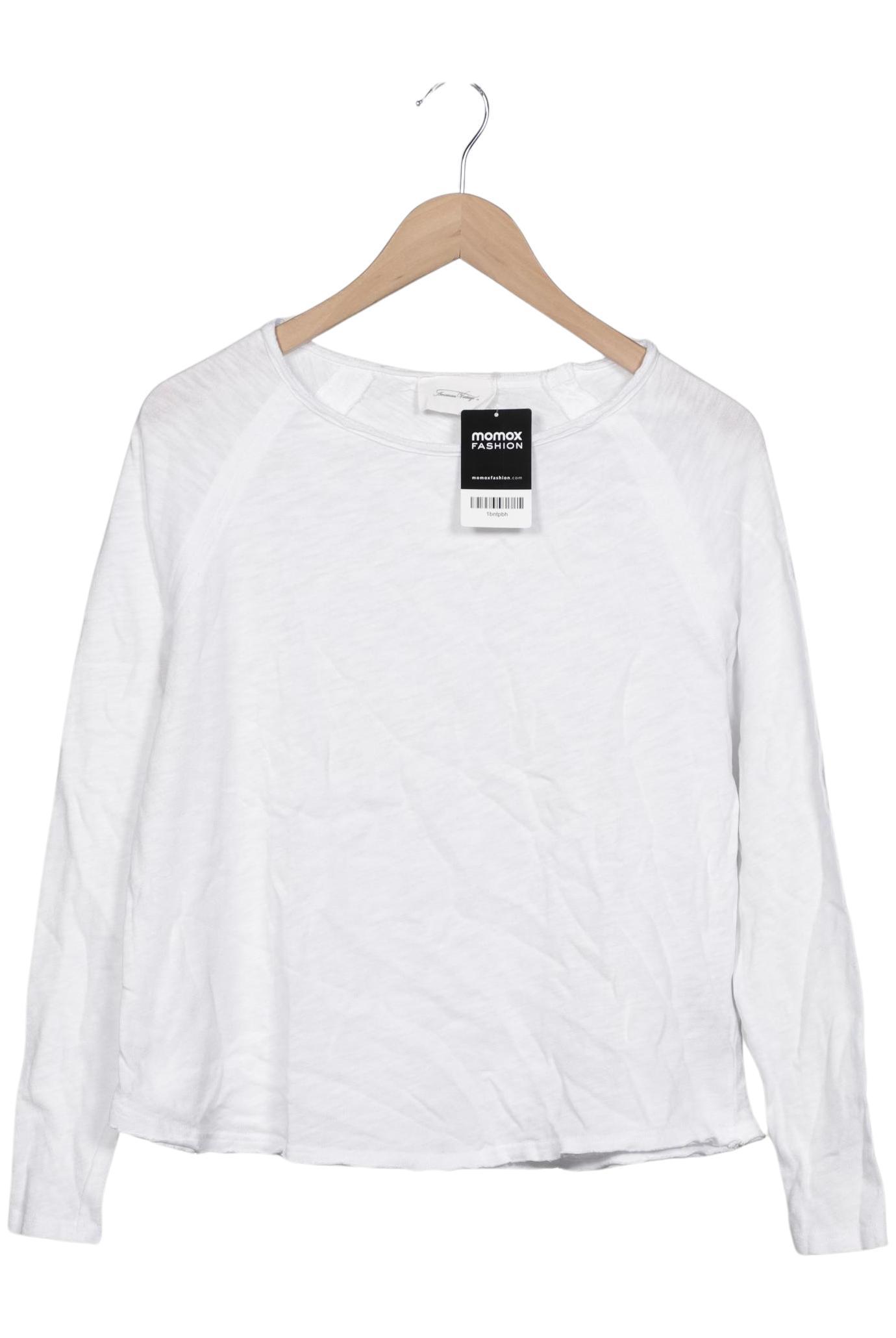 

American Vintage Damen Langarmshirt, weiß, Gr. 38