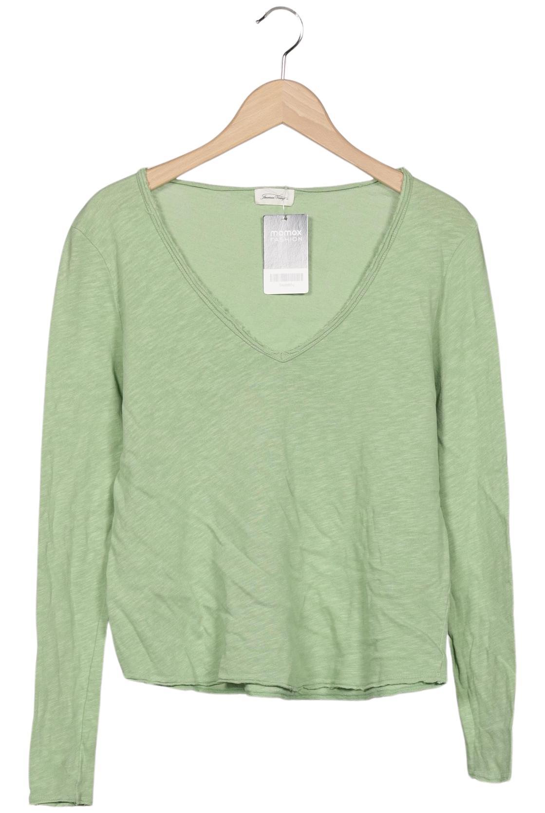 

American Vintage Damen Langarmshirt, hellgrün, Gr. 38
