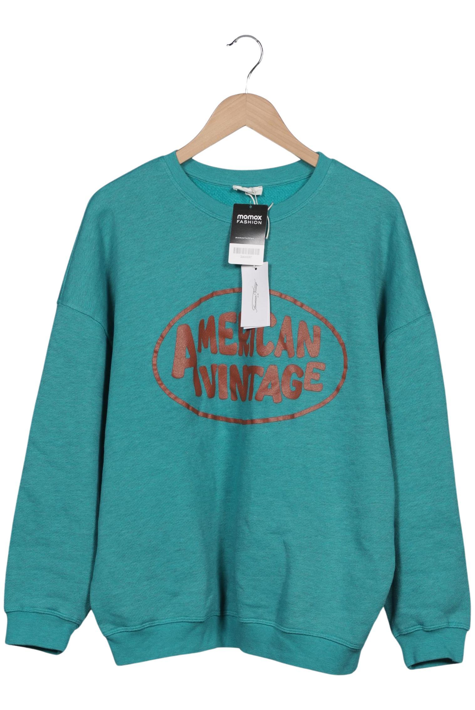 

American Vintage Damen Sweatshirt, türkis, Gr. 38