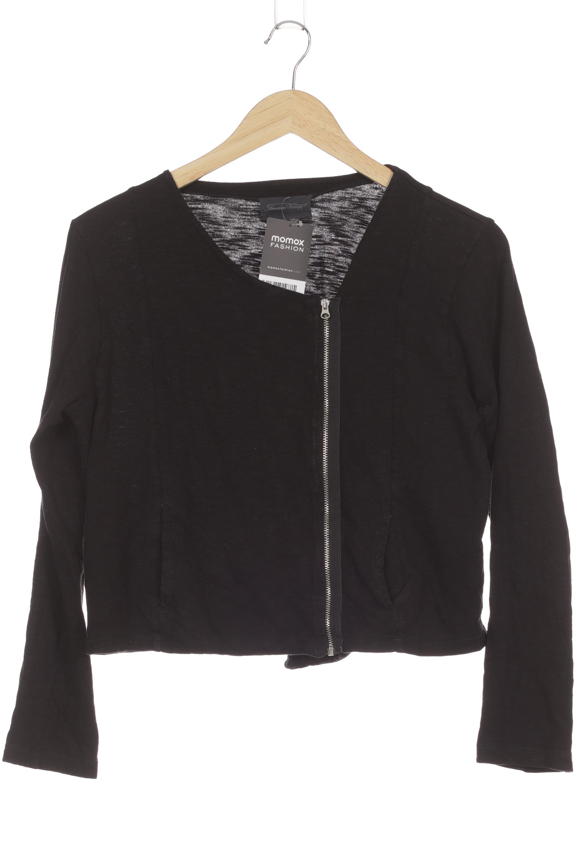 

American Vintage Damen Strickjacke, schwarz, Gr.