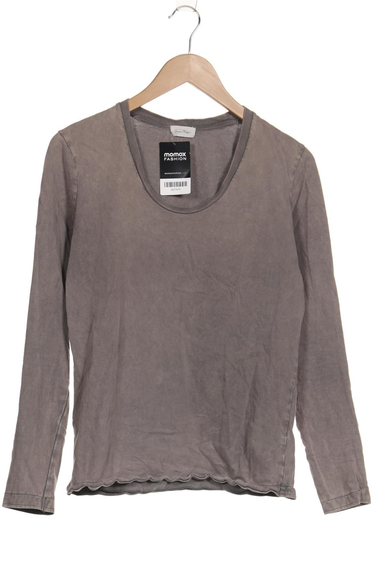 

American Vintage Damen Langarmshirt, grau, Gr. 42