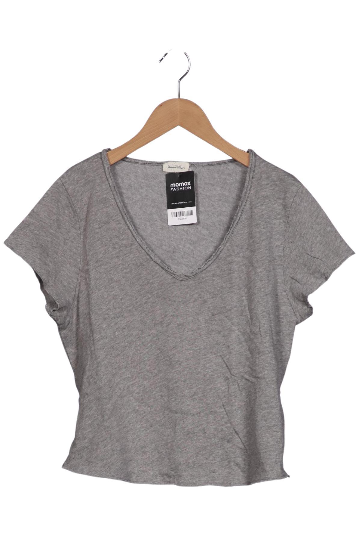 

American Vintage Damen T-Shirt, grau, Gr. 42