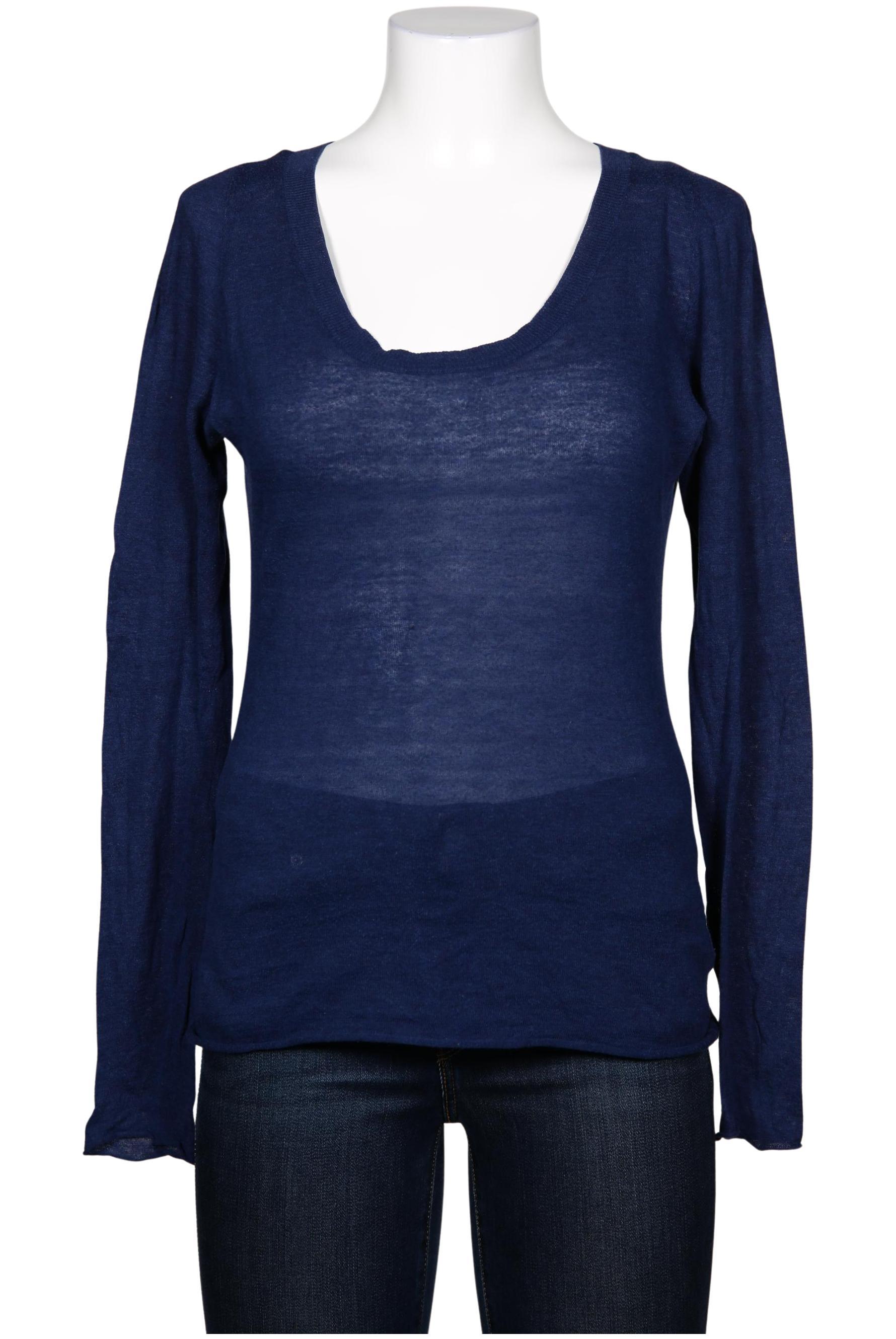 

American Vintage Damen Langarmshirt, blau, Gr. 38