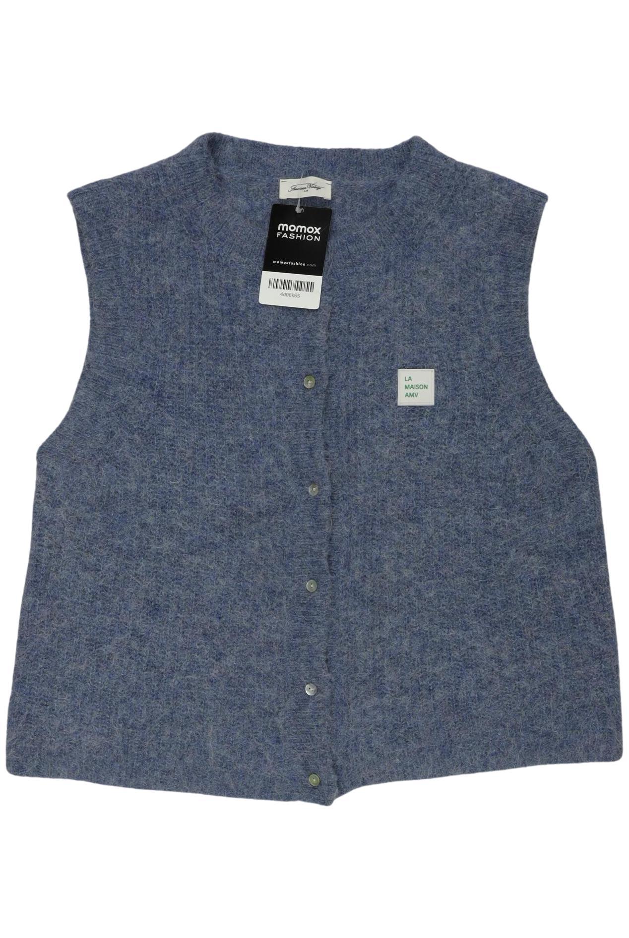 

American Vintage Damen Strickjacke, blau, Gr. 36