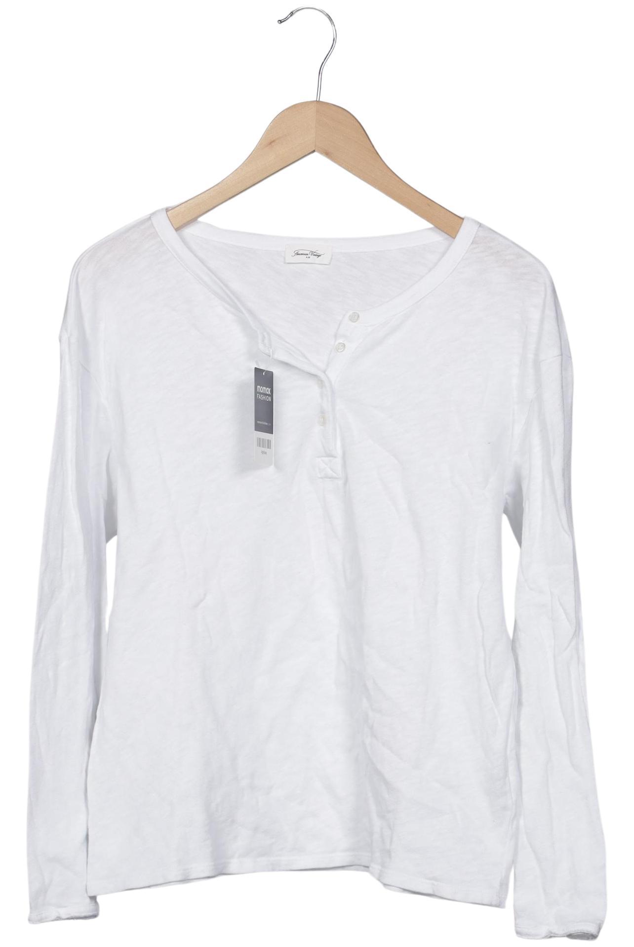 

American Vintage Damen Langarmshirt, weiß, Gr. 38