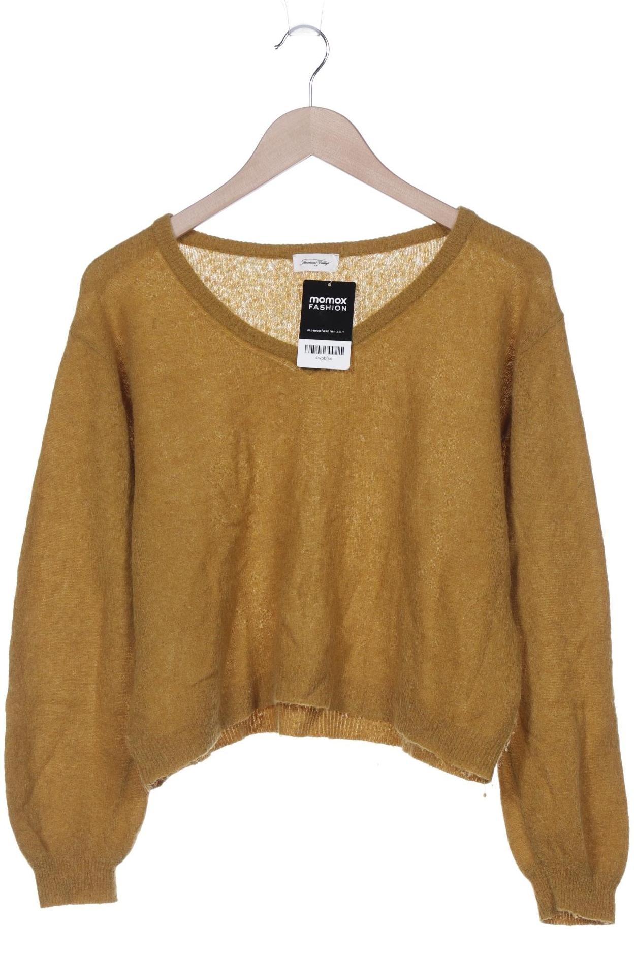 

American Vintage Damen Pullover, gelb, Gr. 42