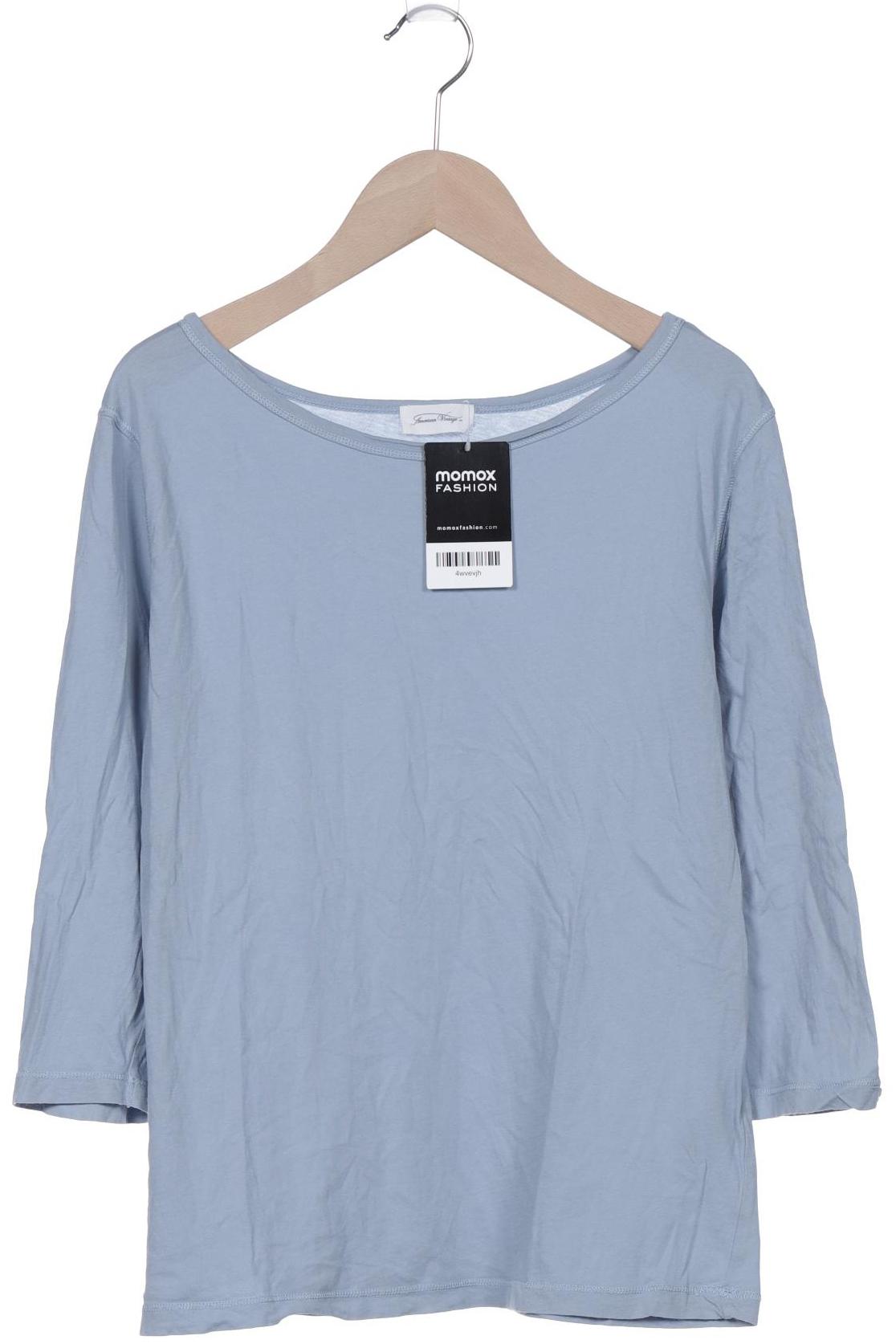 

American Vintage Damen Langarmshirt, hellblau, Gr. 38