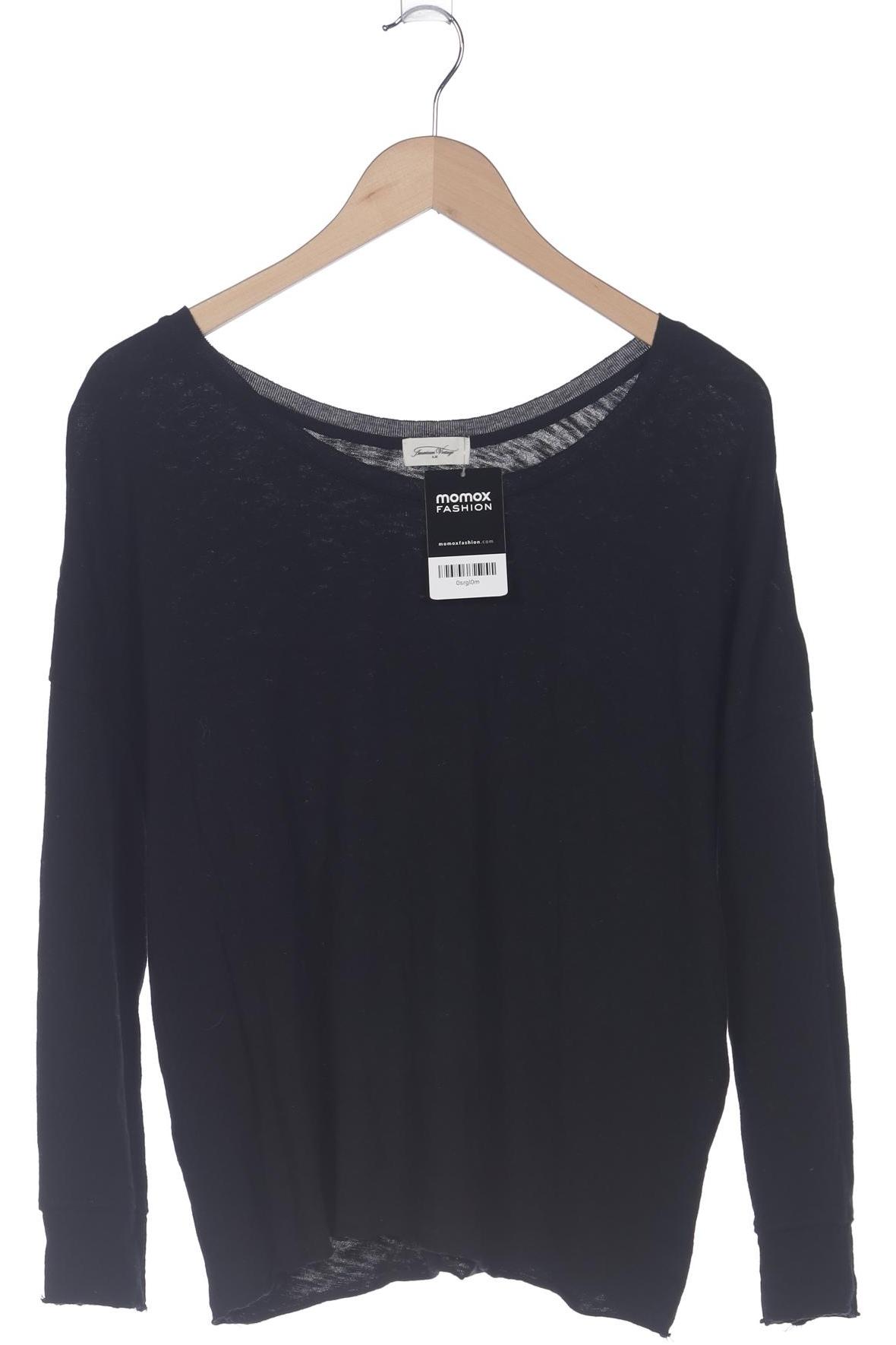 

American Vintage Damen Langarmshirt, schwarz, Gr. 38